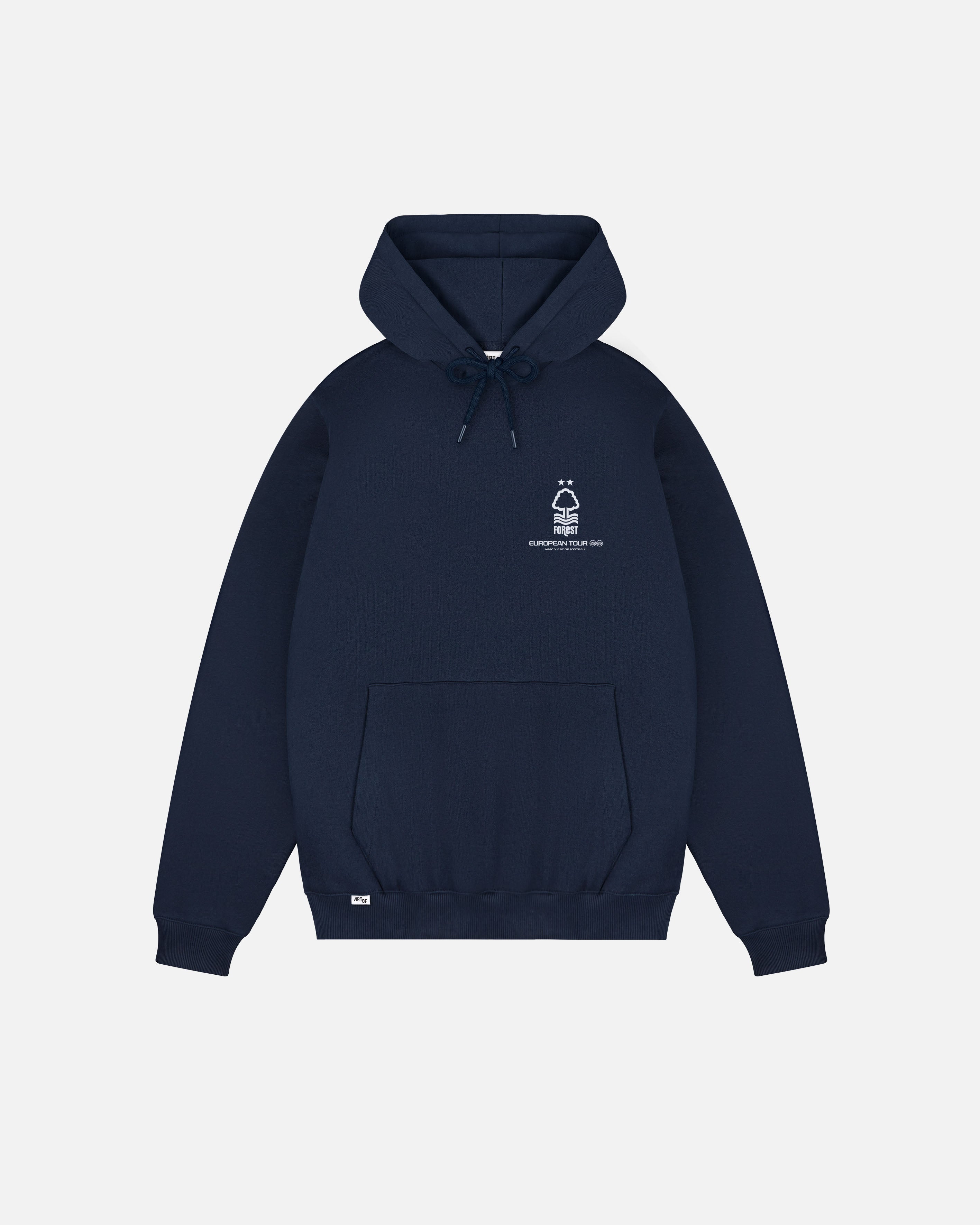 ART OF x Forest European Tour Hoodie | Navy Printed Football Sweat