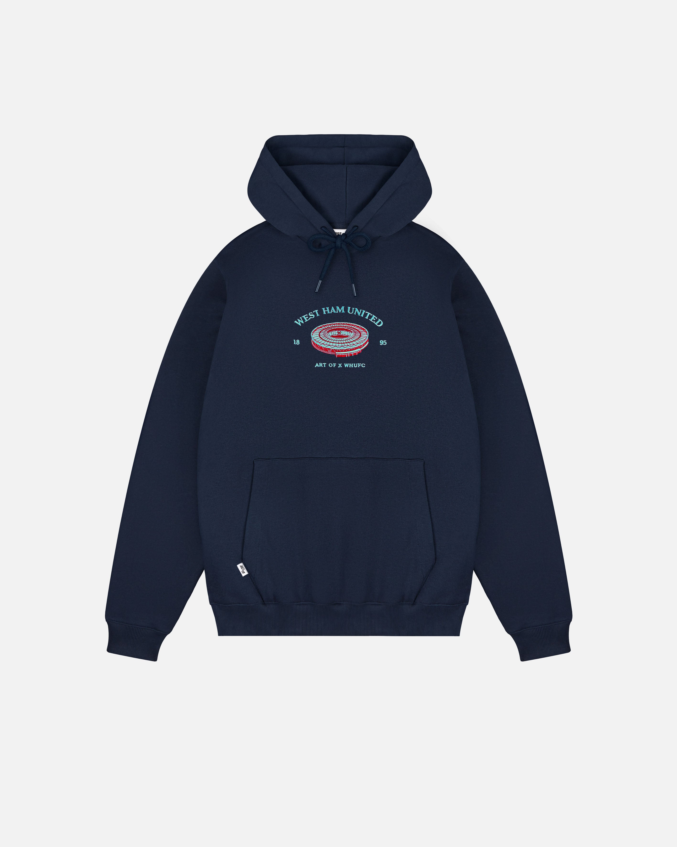 ART OF x QPR Heritage Hoodie | Navy Graphic Printed Football Sweat