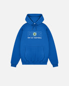 AOF x Leicester 90s Hoodie | Blue Embroidered Top | Art of Football