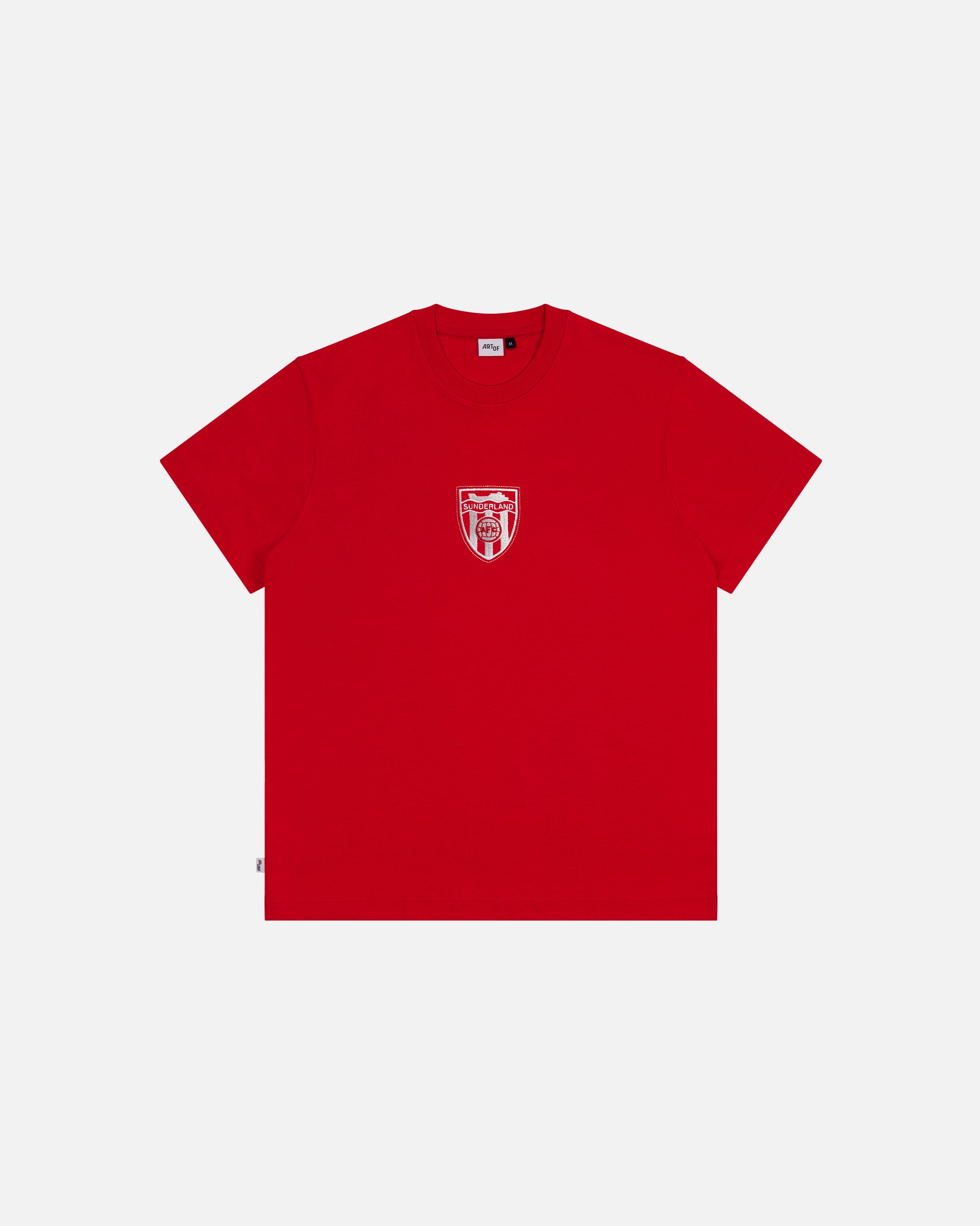 ART OF x Sunderland AFC Embroidered Red Tee | Football T-shirt