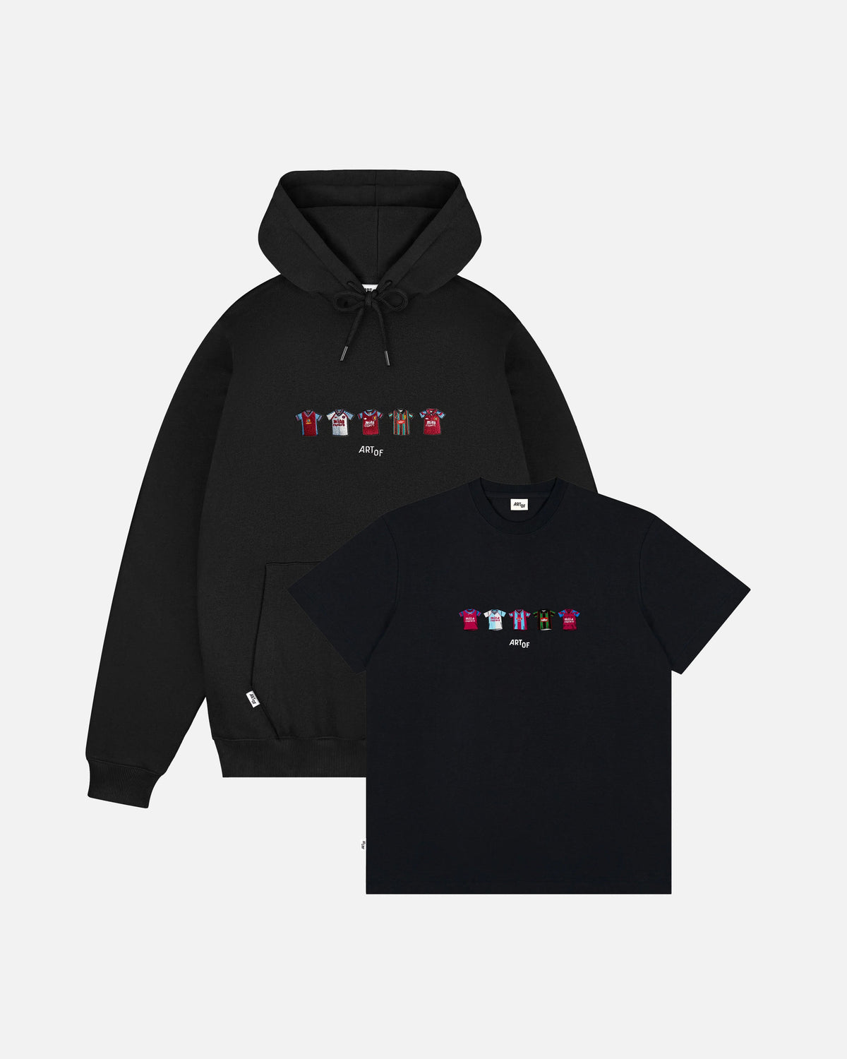 ART OF x Aston Villa Classics Bundle | AVFC Football Hoodie & T-Shirt