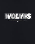 ART OF x Wolves 00s Type Tee | Black Graphic Football T-shirt