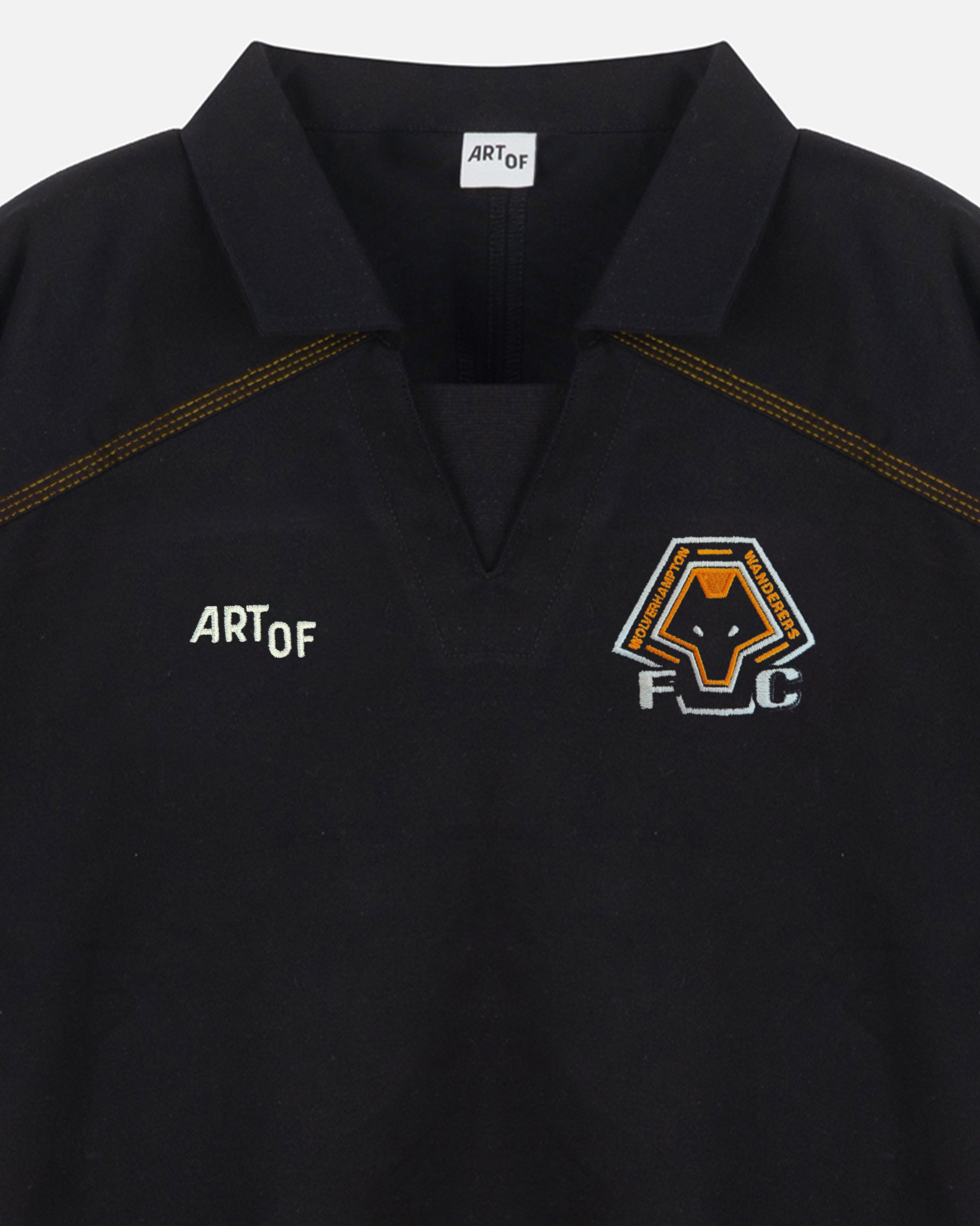 ART OF x Wolves Drill Top | Long Sleeved Embroidered Football Merch