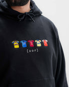 AOF AFC Embroidered Classics | Black Hoodie | Art of Football