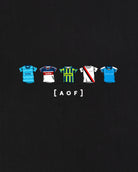 AOF MCFC Printed Classics Tee | Black & White Graphic T-shirt