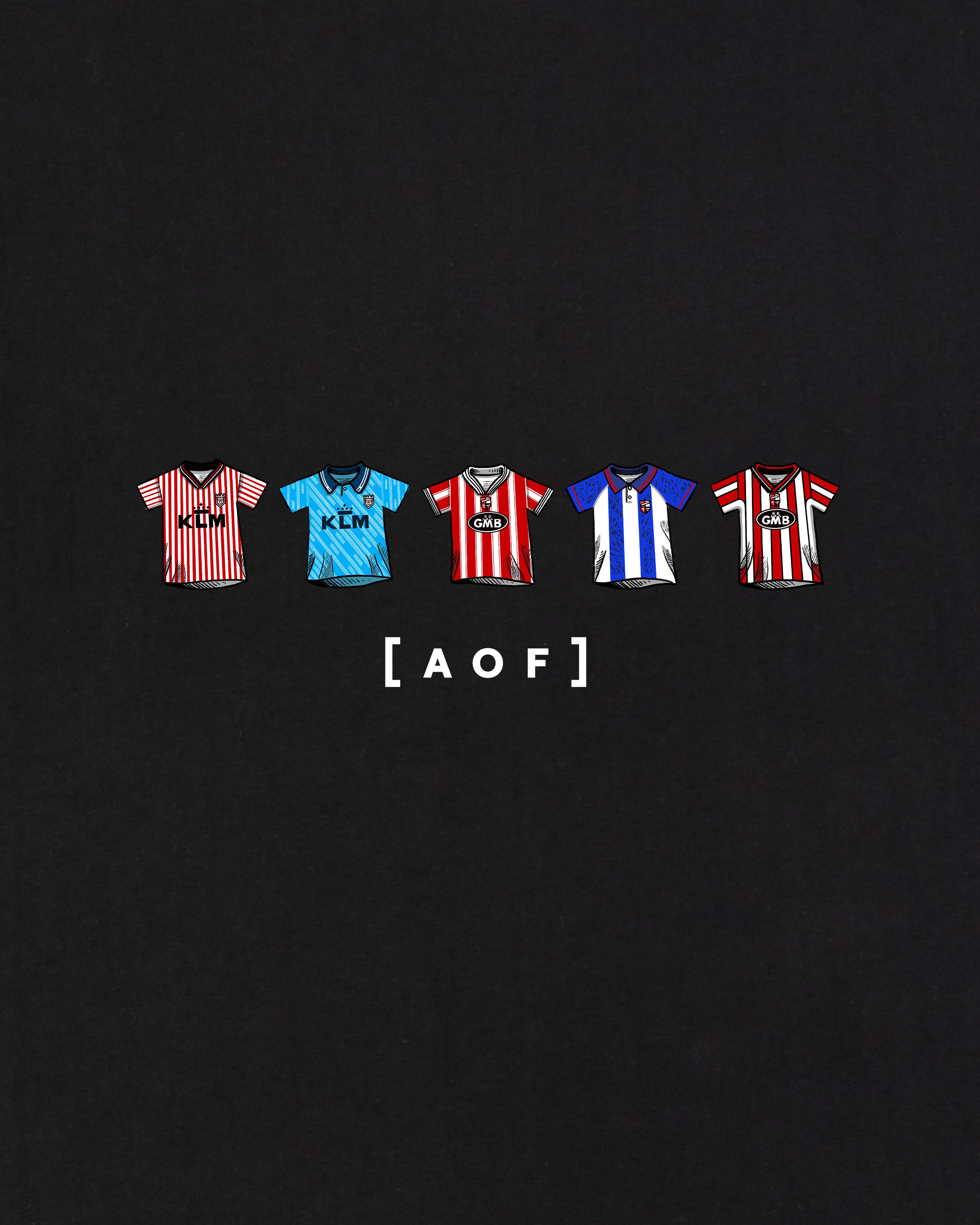 AOF BFC Printed Classics Tee | Black & White Graphic T-shirt