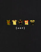 AOF WFC Printed Classics Tee | Black Graphic T-shirt | Art of Football