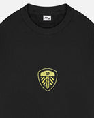 ART OF Leeds United Single Colour Crest Sweat | Black Football Jumper