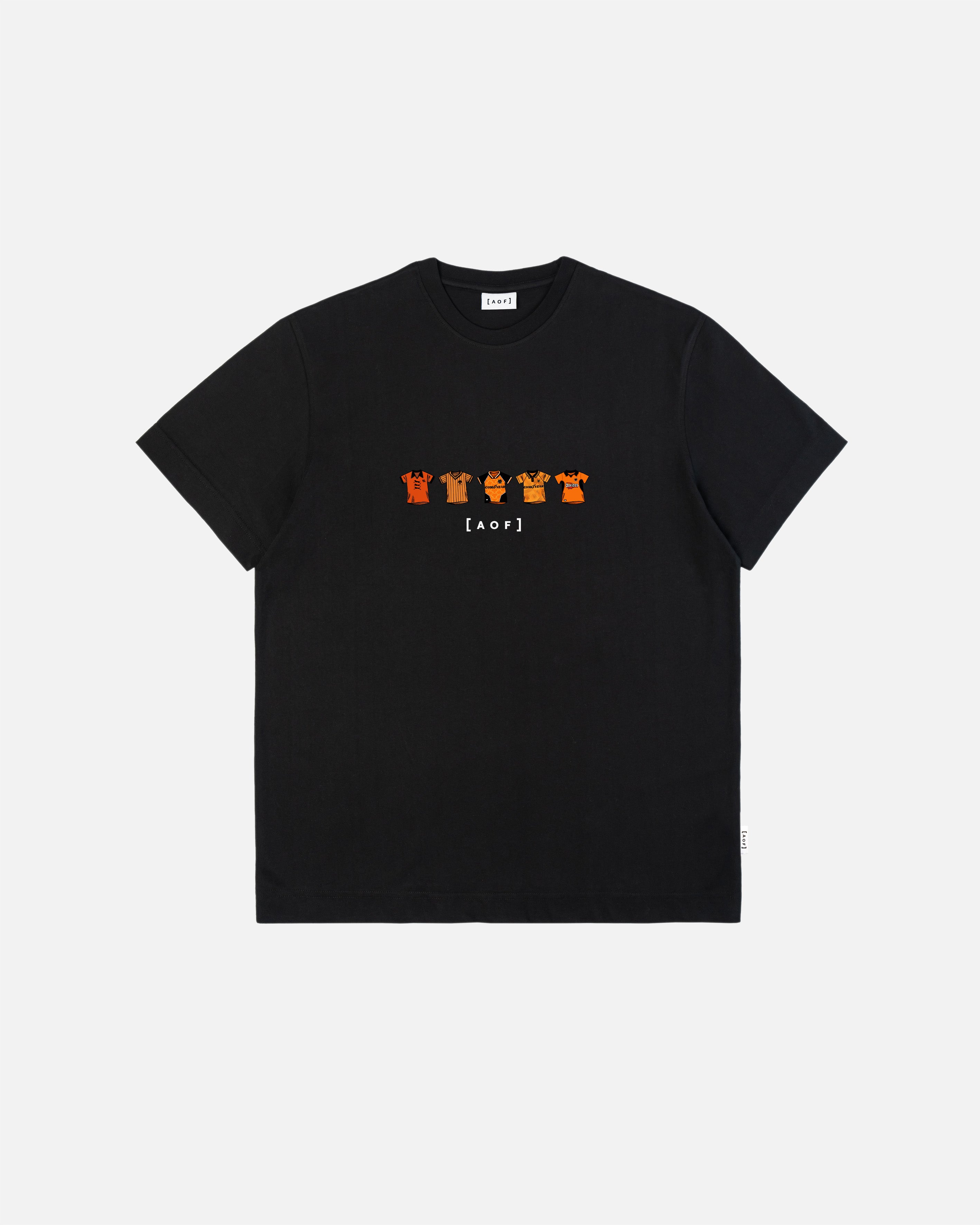 AOF x WWFC Printed Classics Tee | Black T-shirt | Art of Football