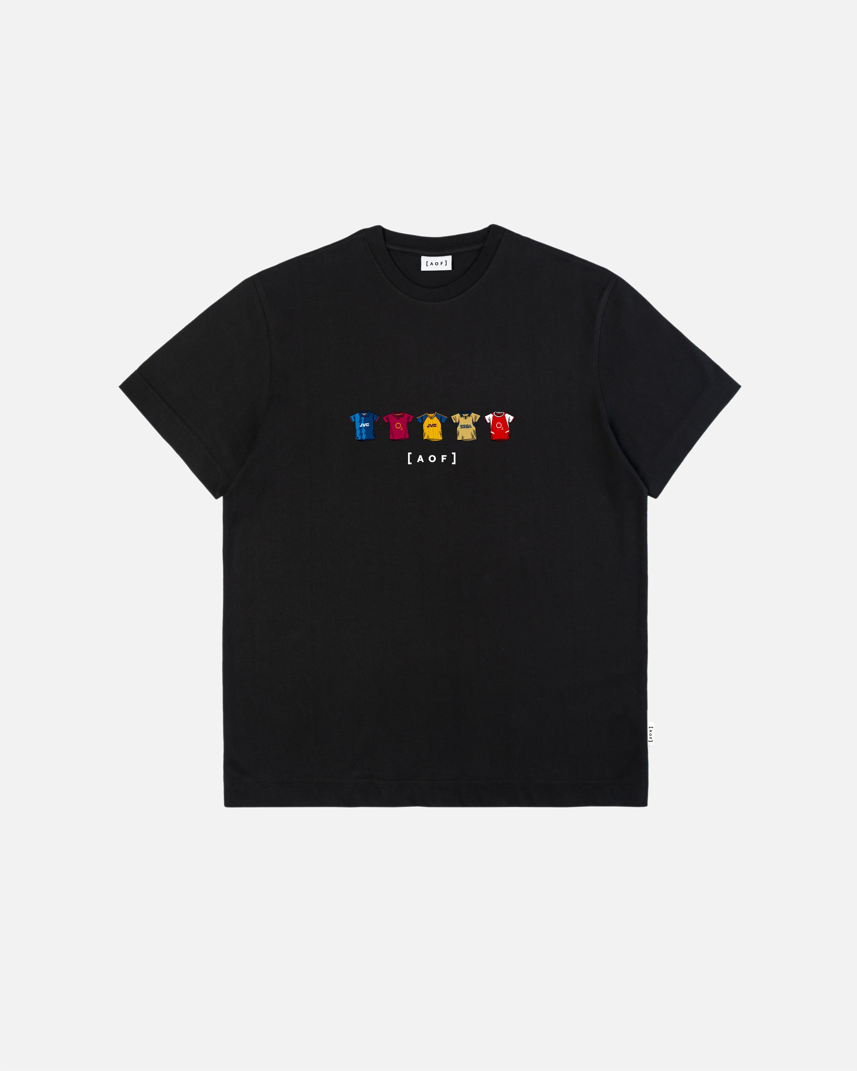 AOF AFC Classics Tee | Black Graphic T-shirt | Art of Football