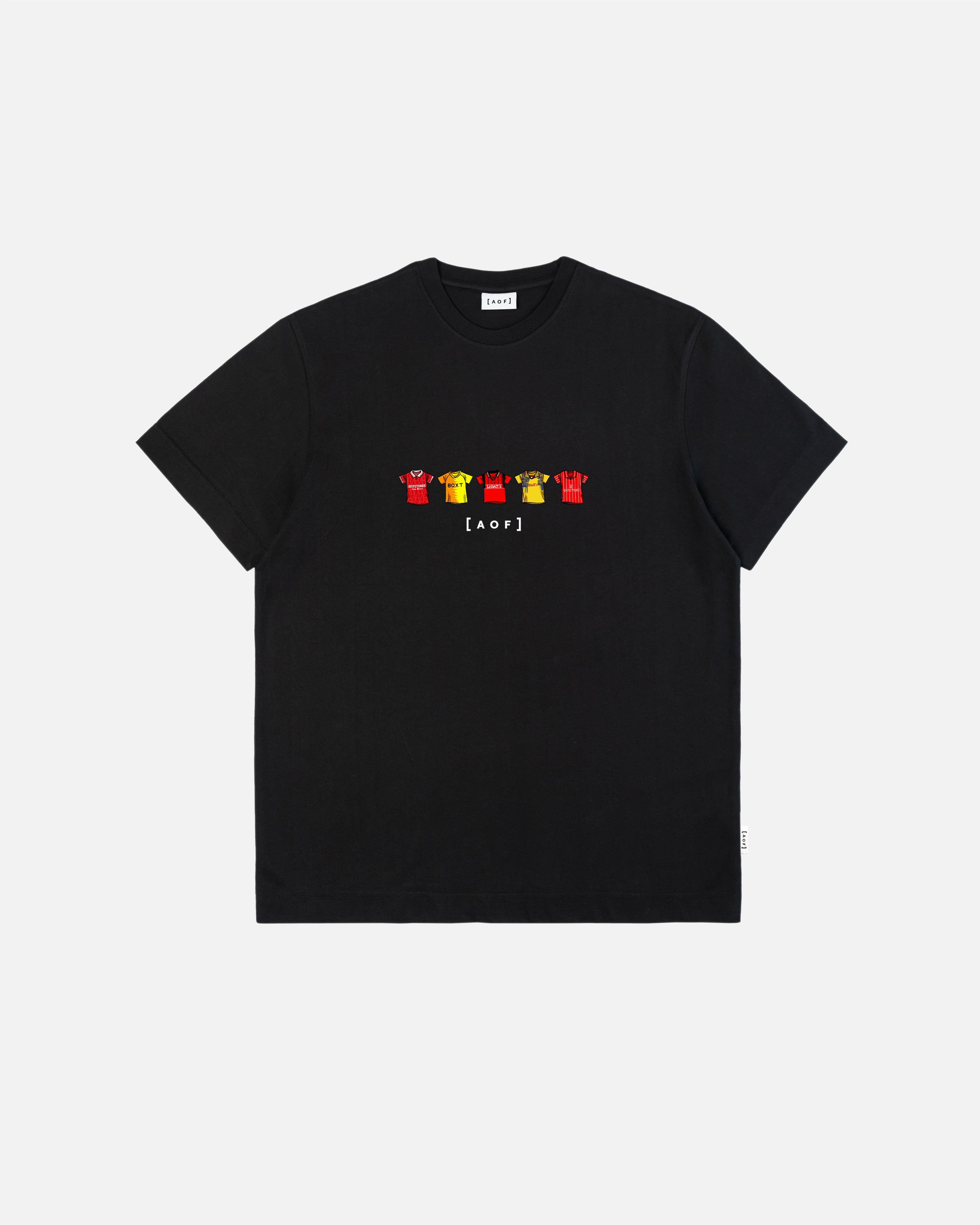 AOF NFFC Printed Classics Tee | Black T-shirt | Art of Football