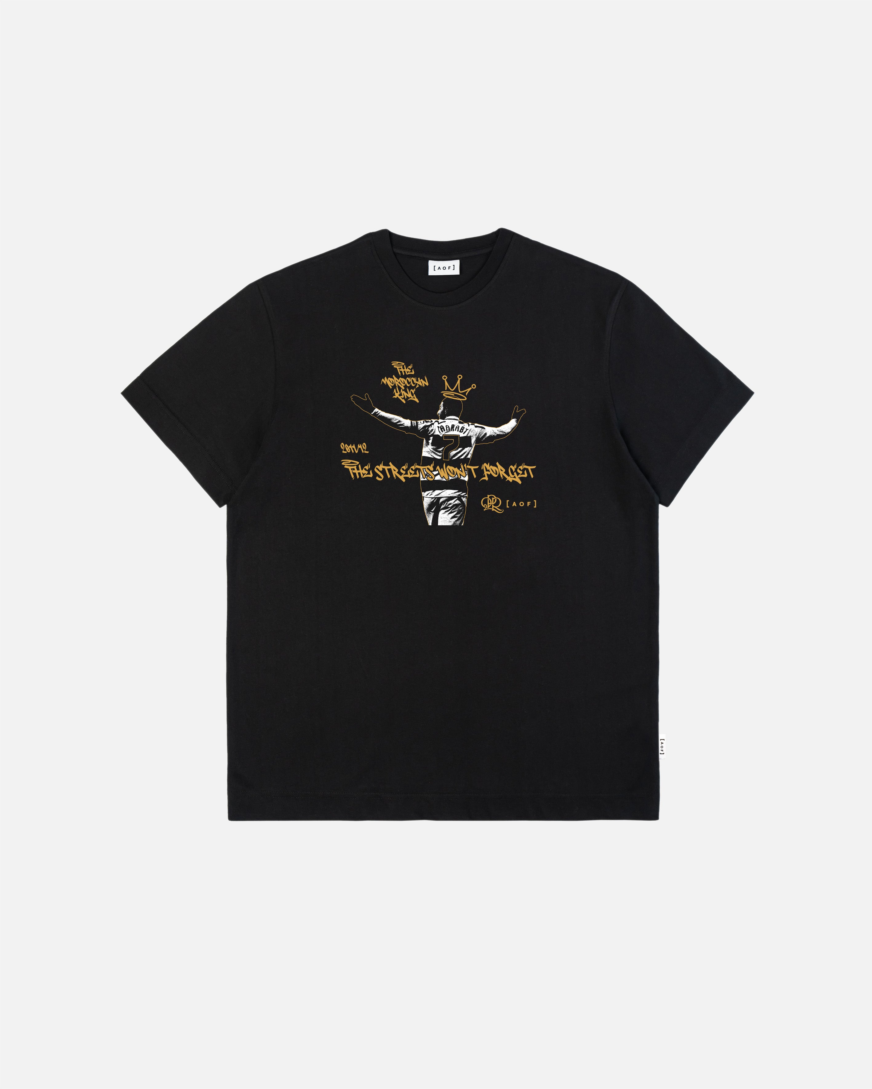 ART OF Football x QPR Streets Won't Forget Tee | AOF Black T-shirt