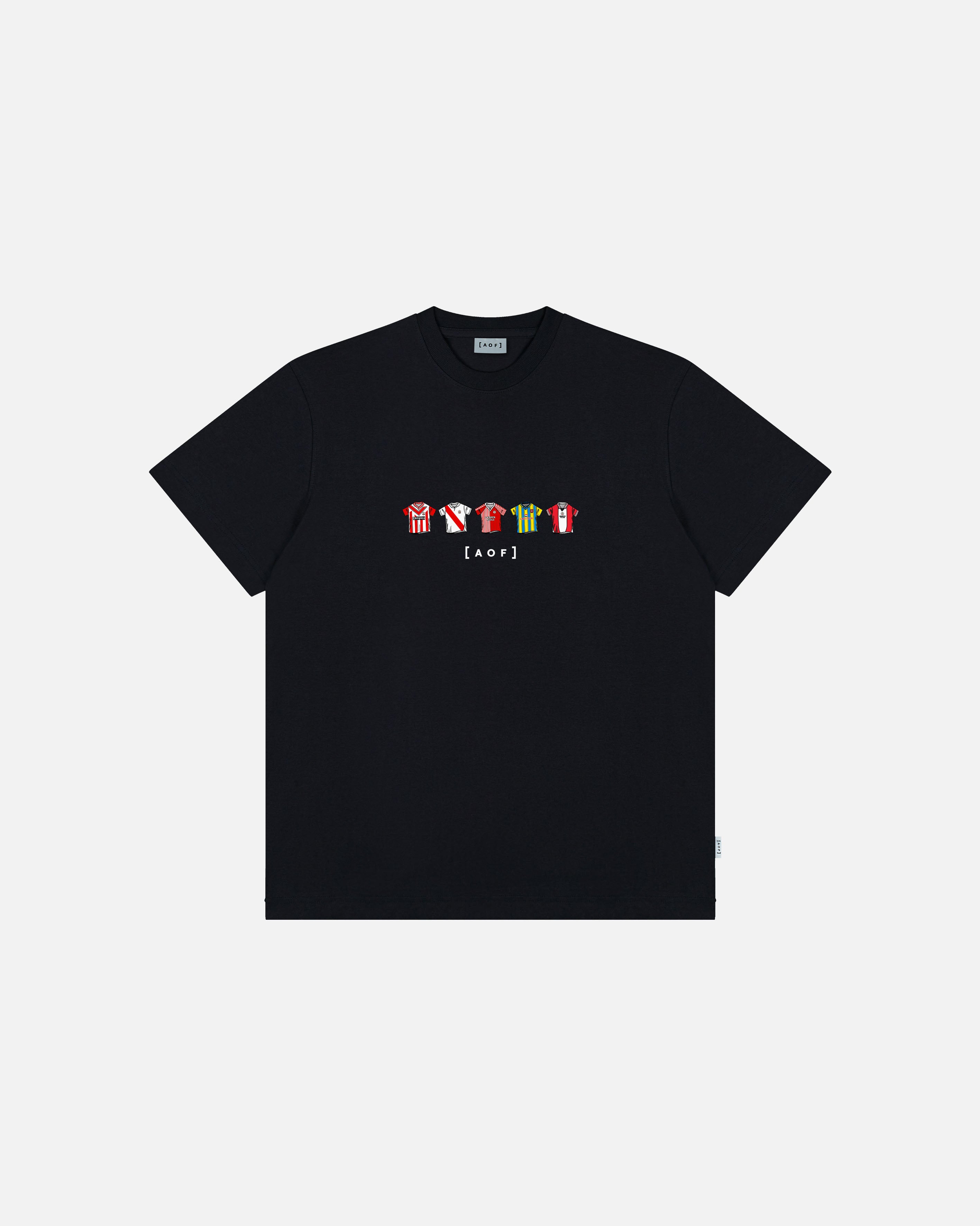 AOF Southampton Printed Classics Tee | Black & White Graphic T-shirt