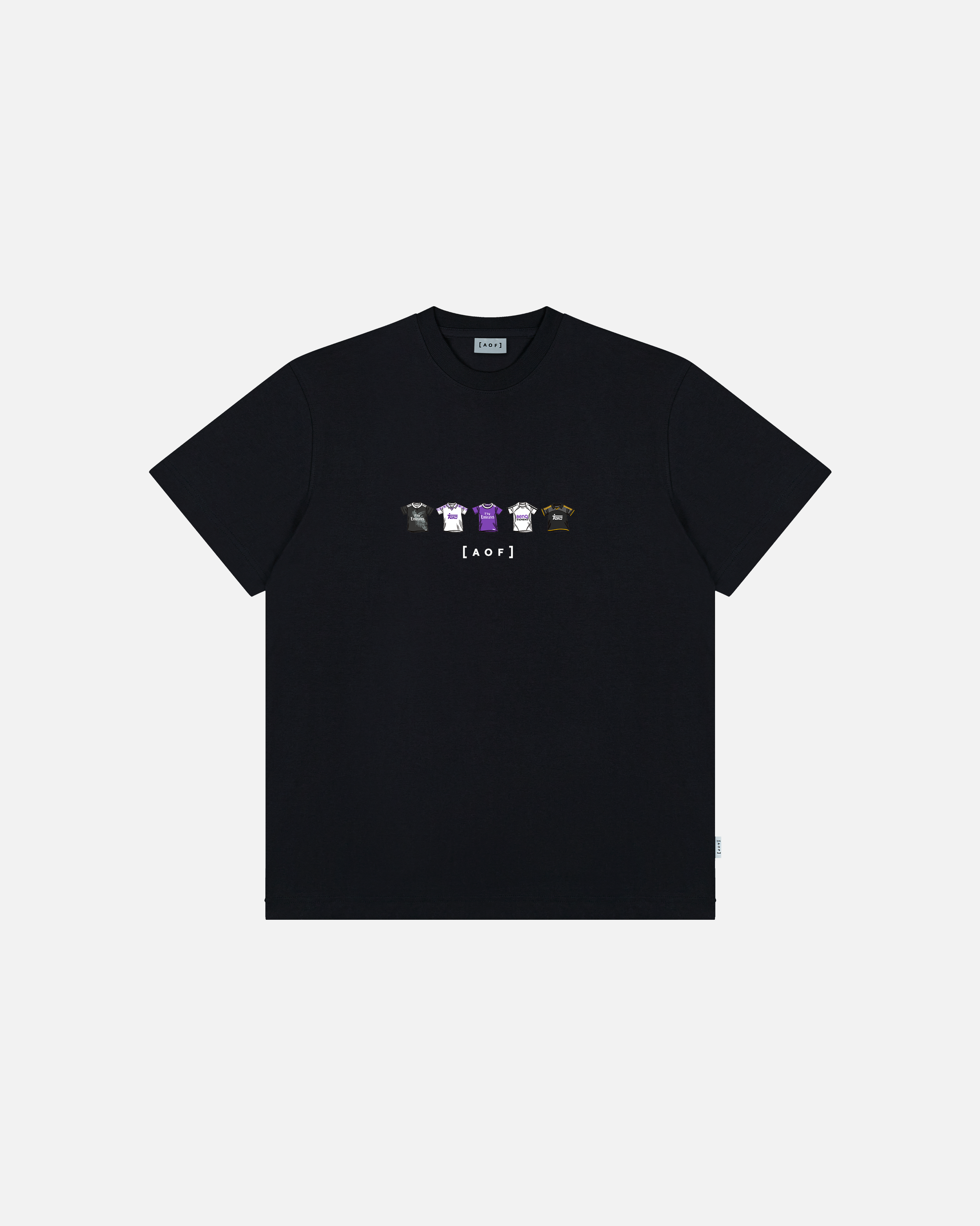AOF Galáctico Printed Classics Tee | Black & White Graphic T-shirt