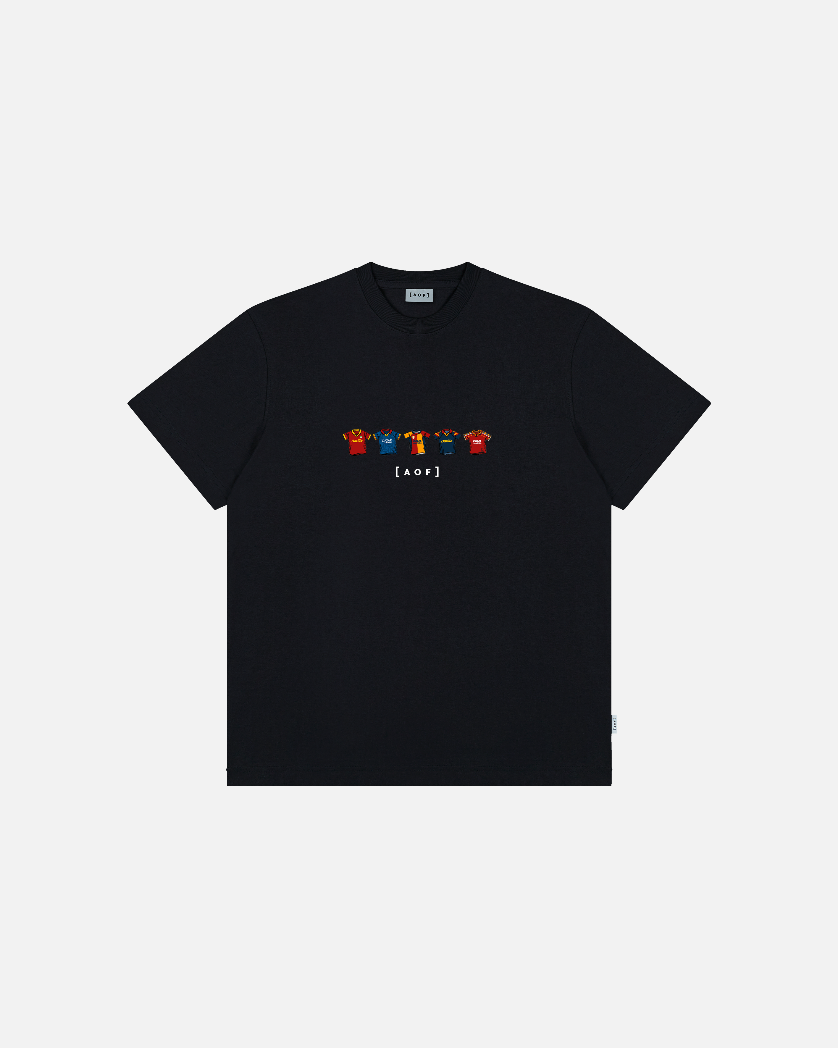 AOF Roma Printed Classics Tee | Black & White Graphic T-shirt