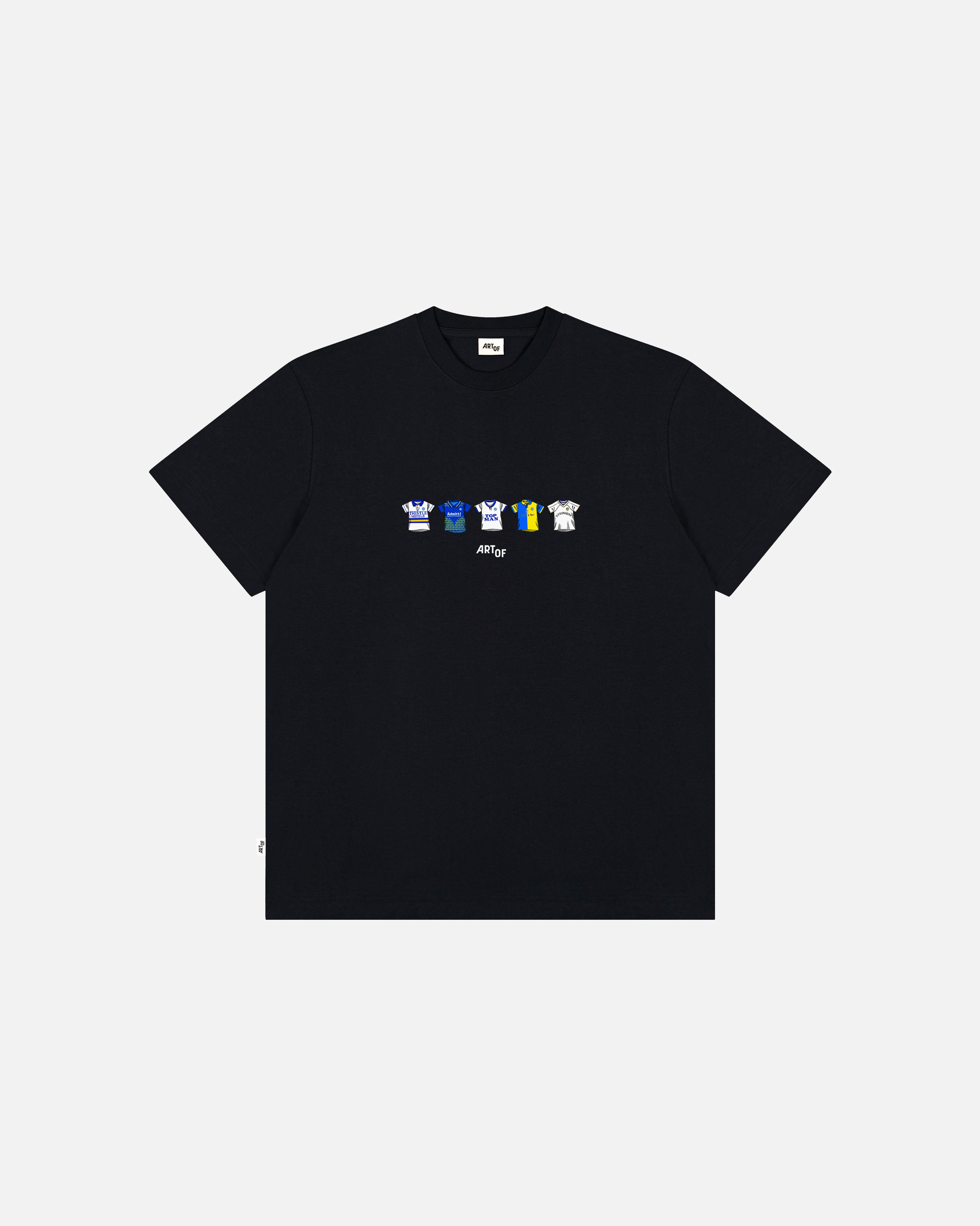 ART OF x Leeds Printed Classics Tee | Black Graphic Football T-shirt