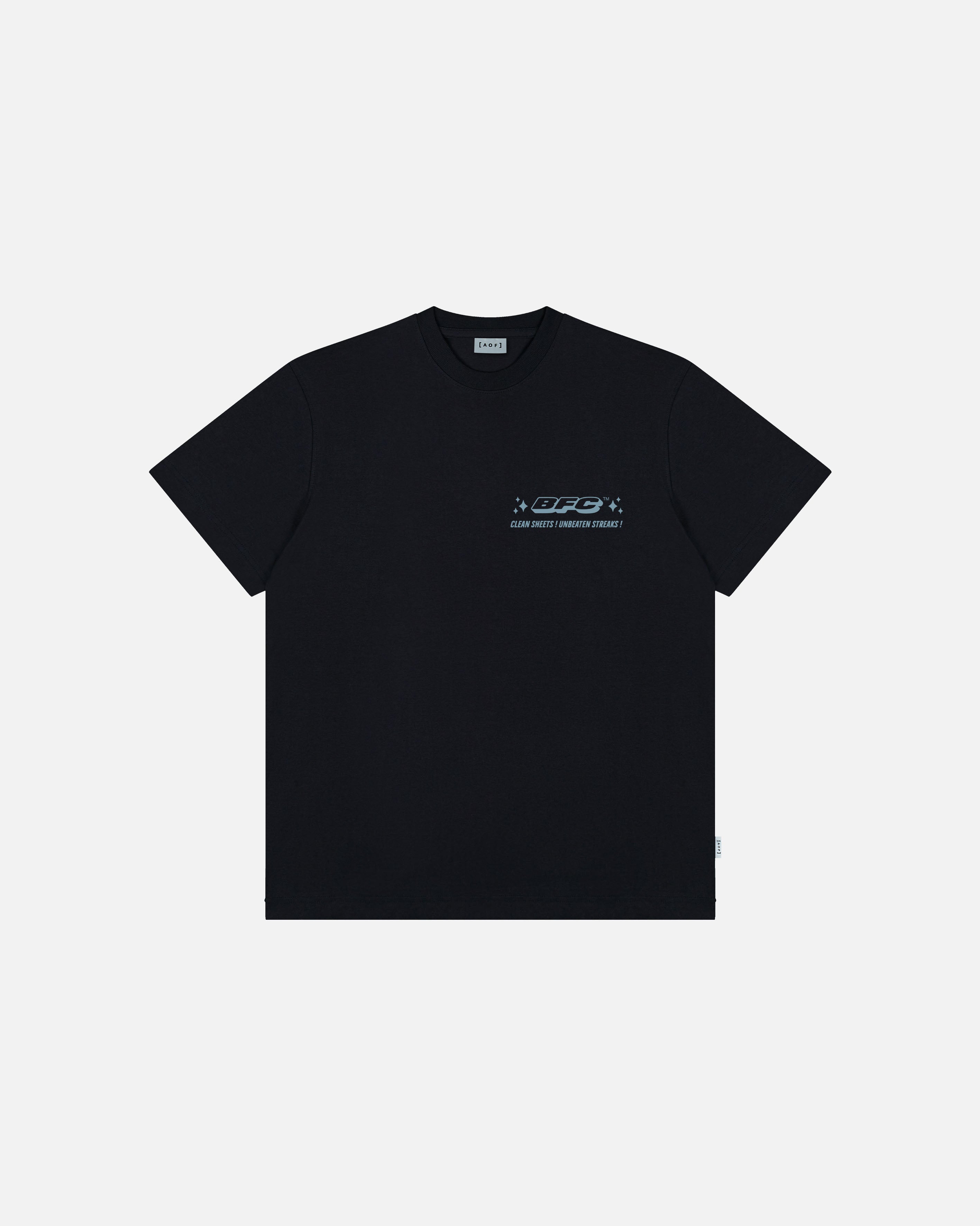 AOF Burnley Clean Sheets, Unbeaten Streaks Tee | Black Graphic T-shirt