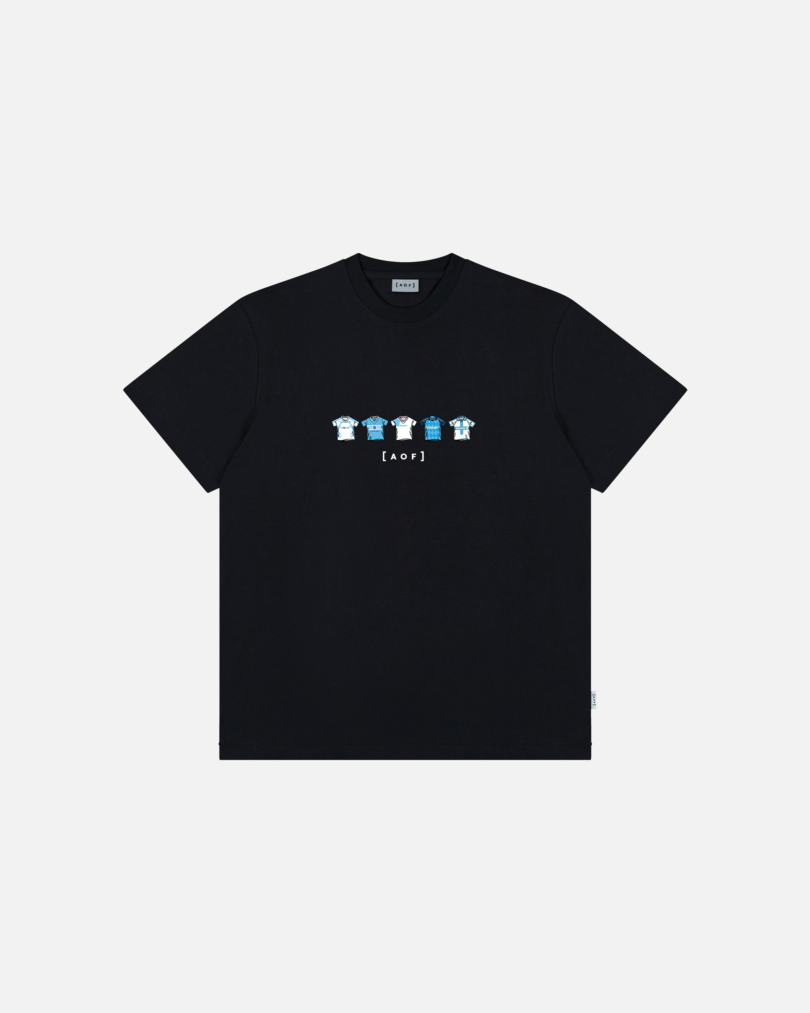 AOF Marseille Printed Classics Tee | Black & White Graphic T-shirt