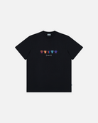 AOF Barcelona Printed Classics Tee | Black T-shirt | Art of Football