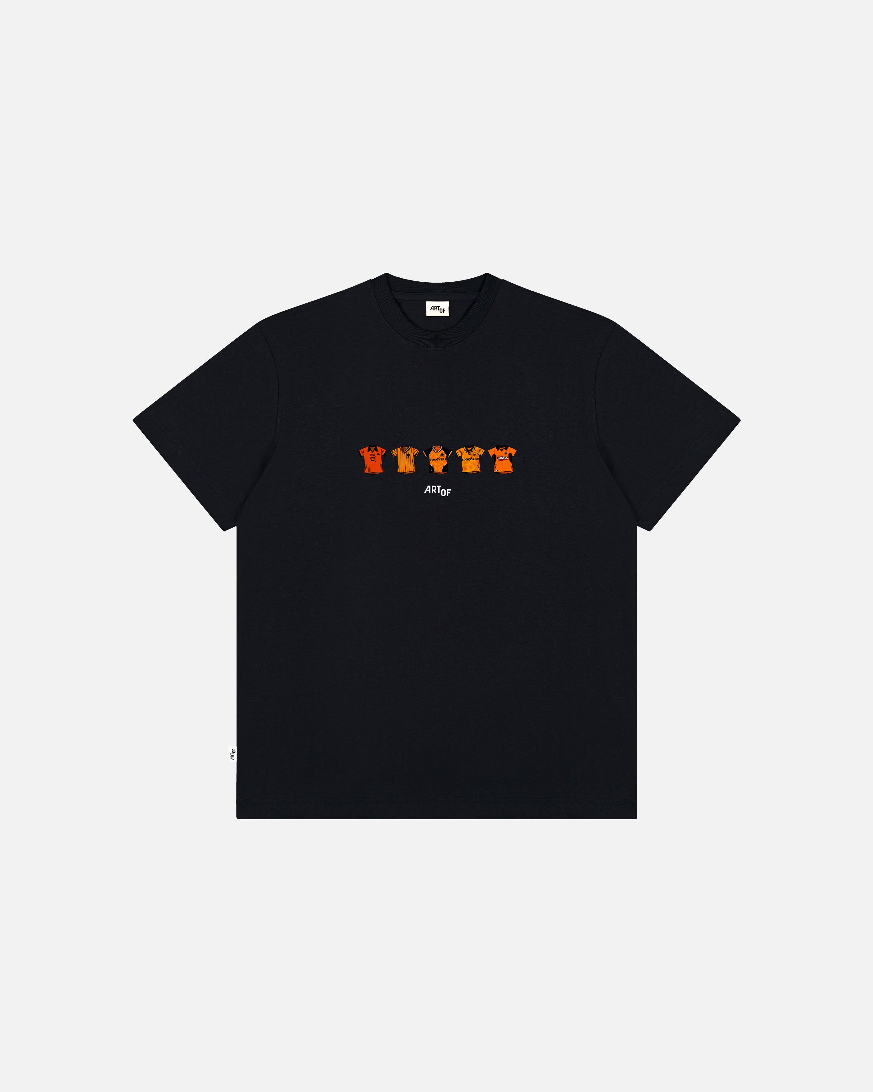 ART OF x Wolves Printed Classics Tee | Black Graphic Football T-shirt
