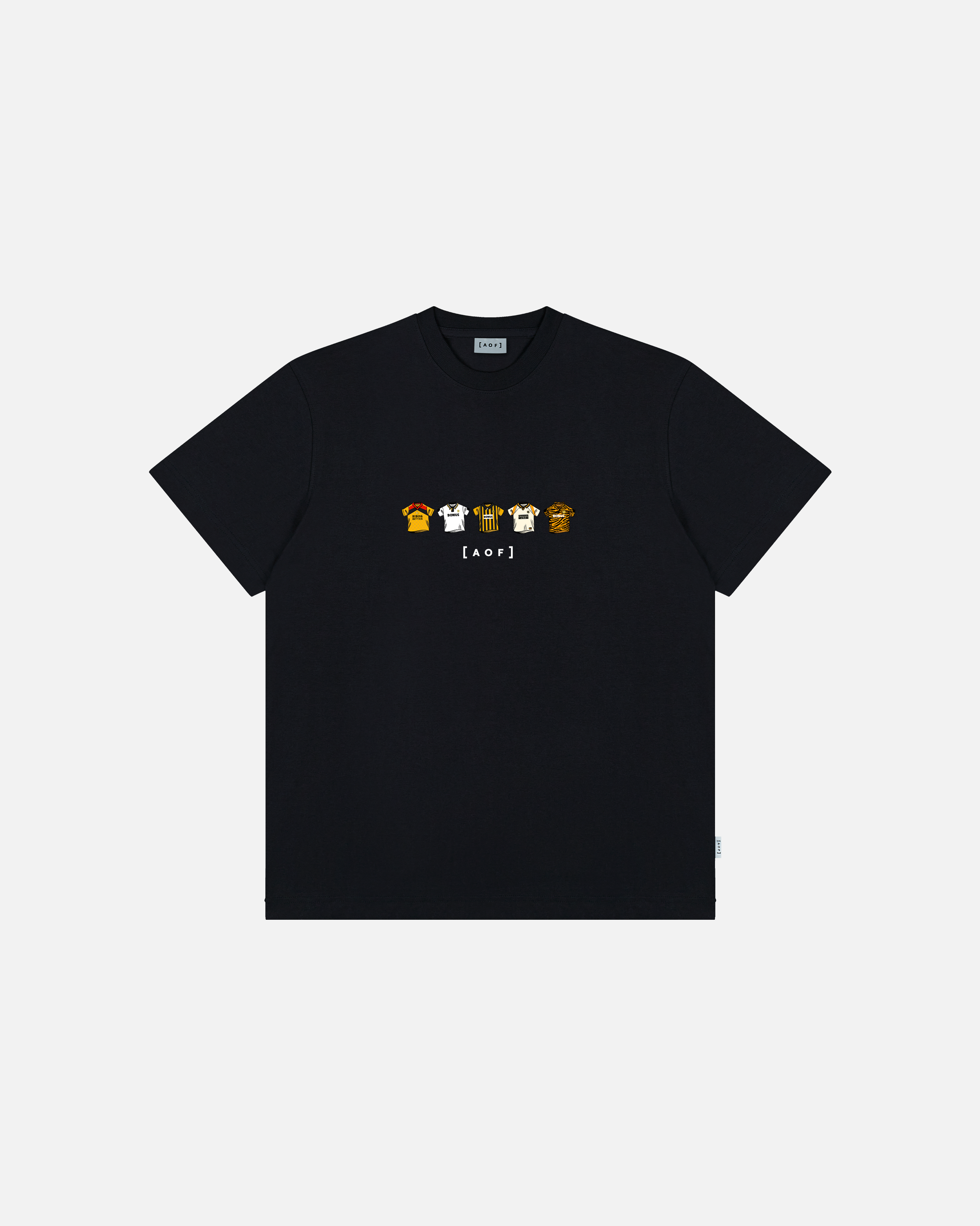 AOF Hull Printed Classics Tee | Black & White Graphic T-shirt