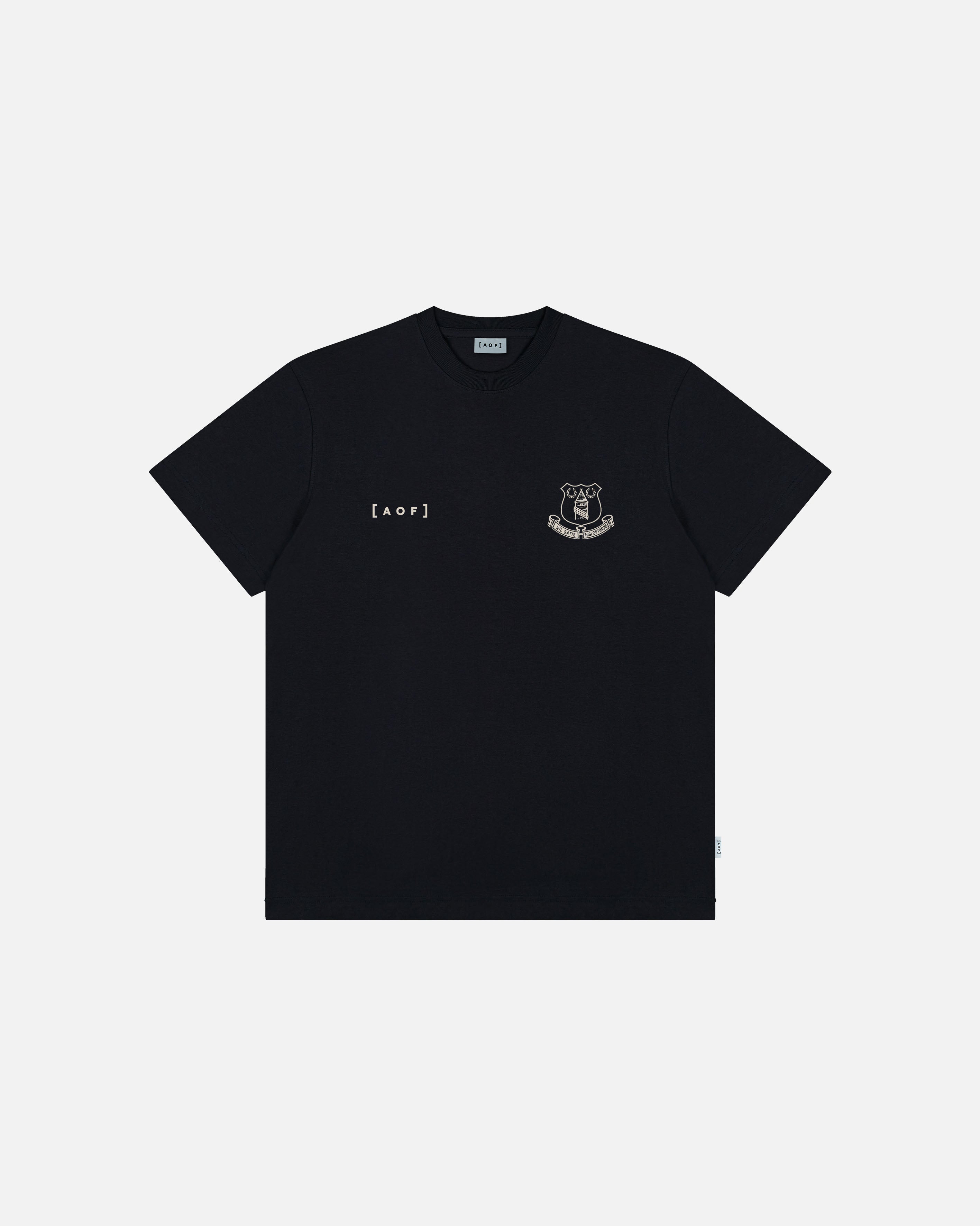 AOF x Everton Crest Tee | White Graphic T-shirt | Art of Football