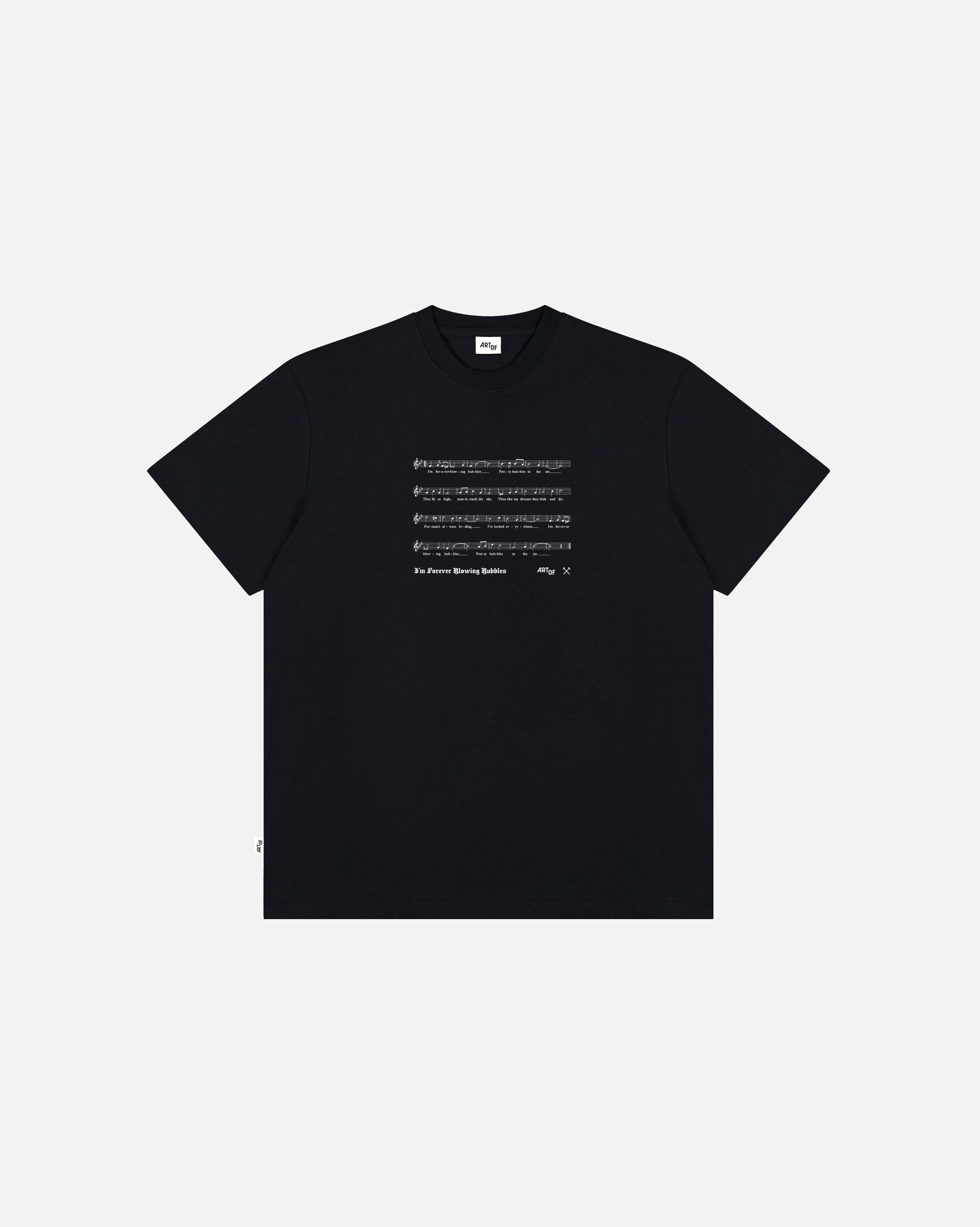 ART OF x West Ham Forever Blowing Bubbles Tee | Black Football T-shirt