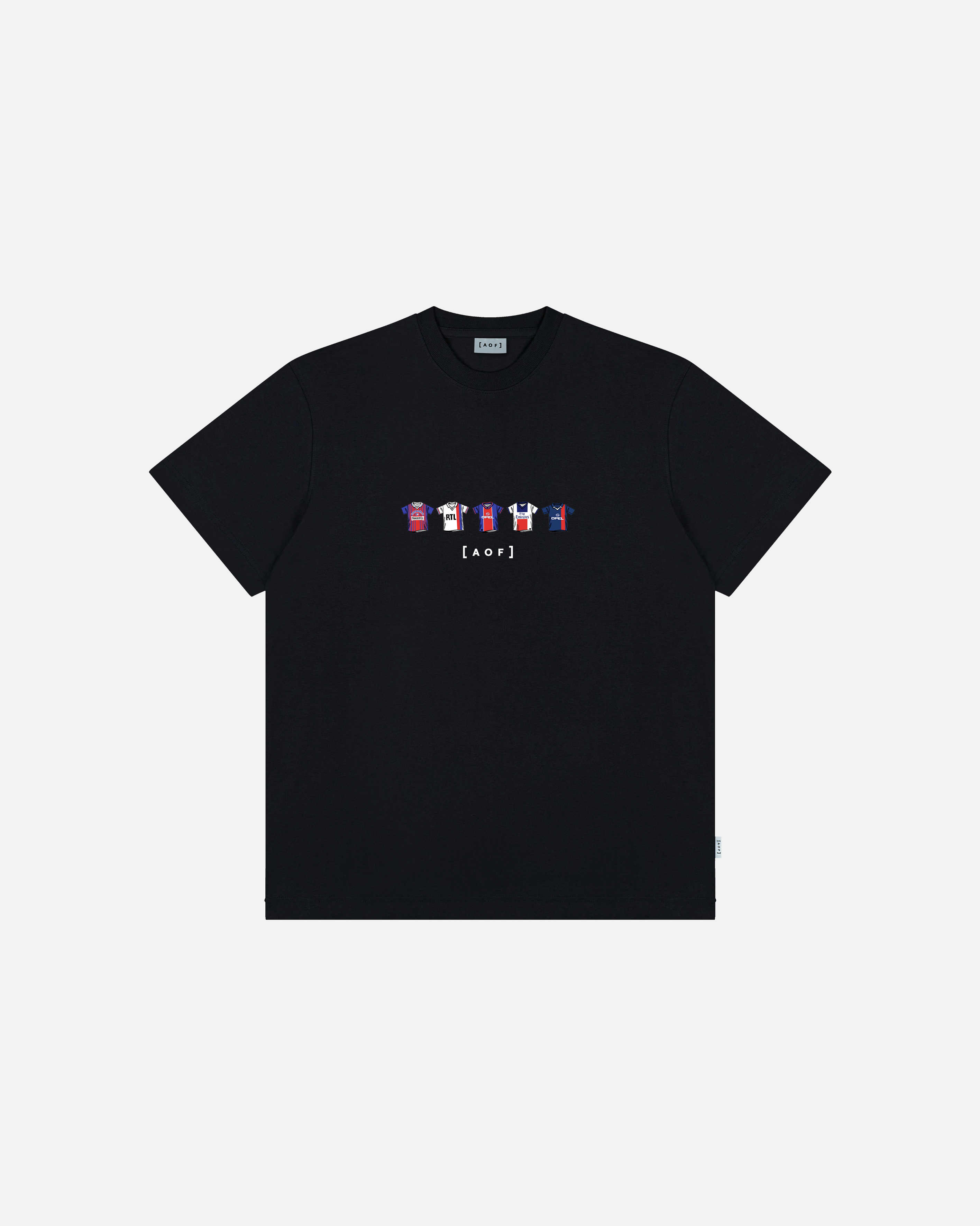 AOF PSG Classics Tee | Black & White Graphic T-shirt | Art of Football