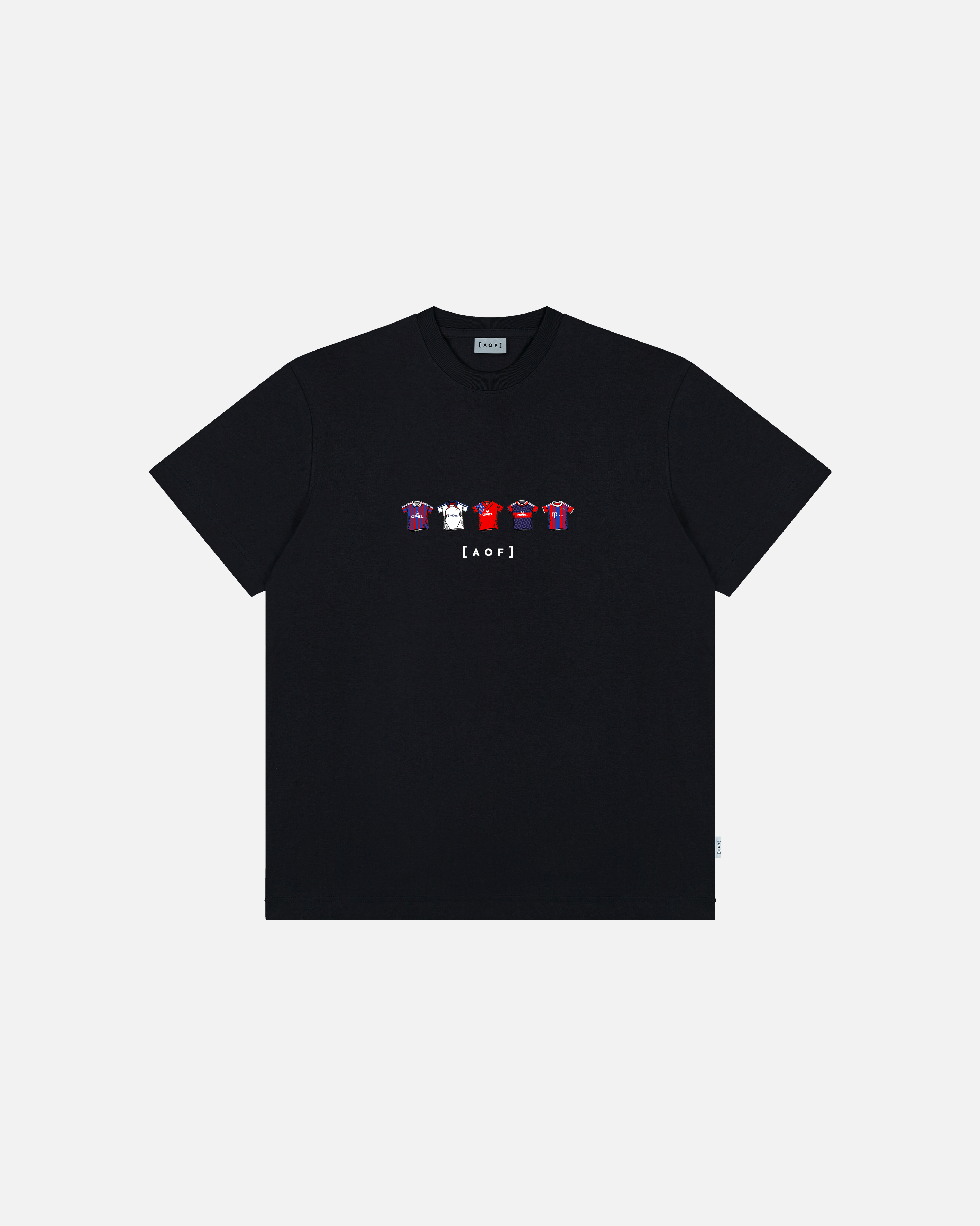 AOF x Bayern Printed Classics Tee | Black & White Graphic T-shirt