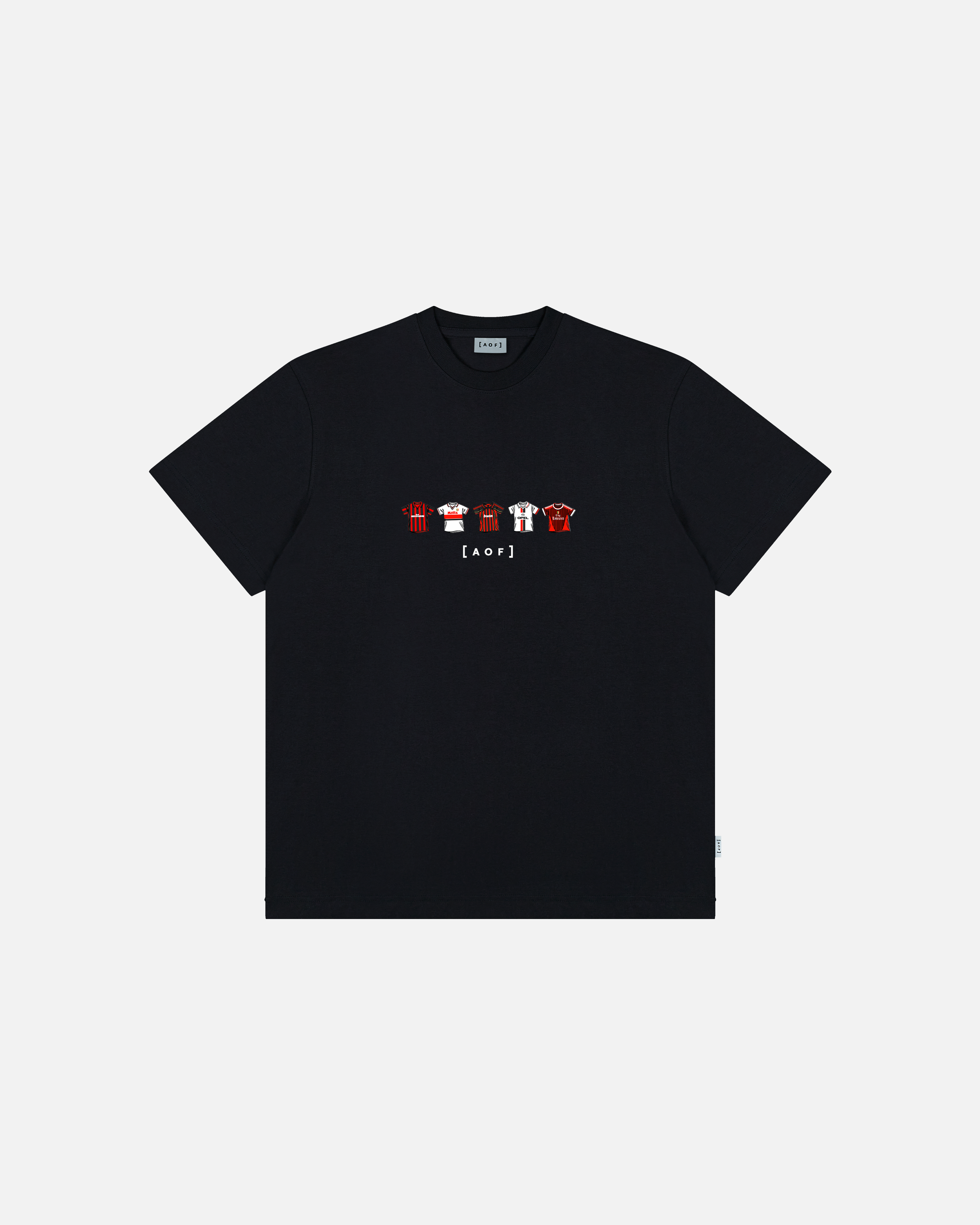 AOF AC Printed Classics Tee | Black & White Graphic T-shirt