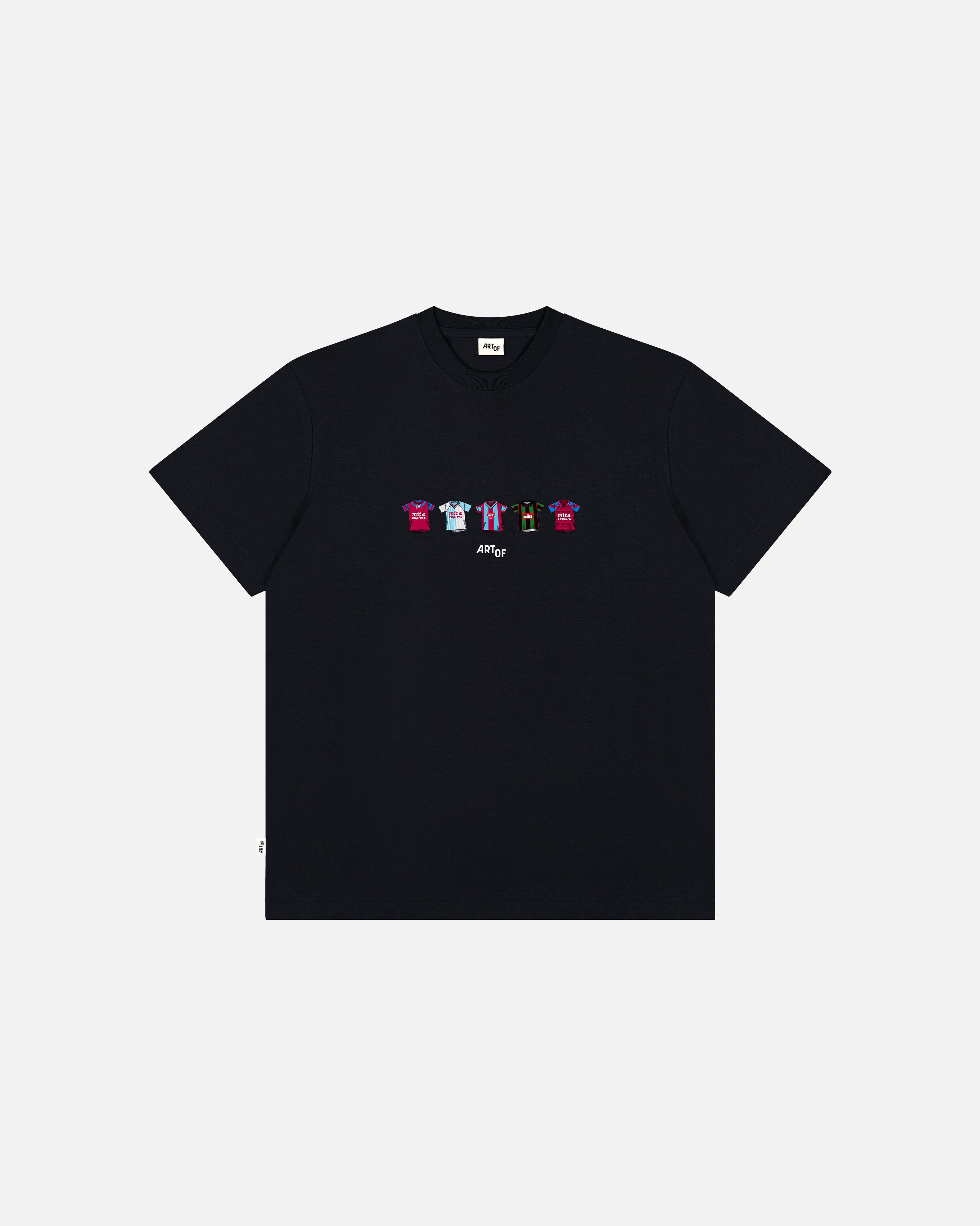 ART OF AVFC Printed Classics Tee | Black Graphic Football T-shirt