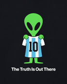 ART OF The Truth Is Out There Tee | Black Graphic Football T-shirt