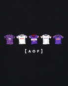 AOF Fiorentina Printed Classics Tee | Black & White Graphic T-shirt