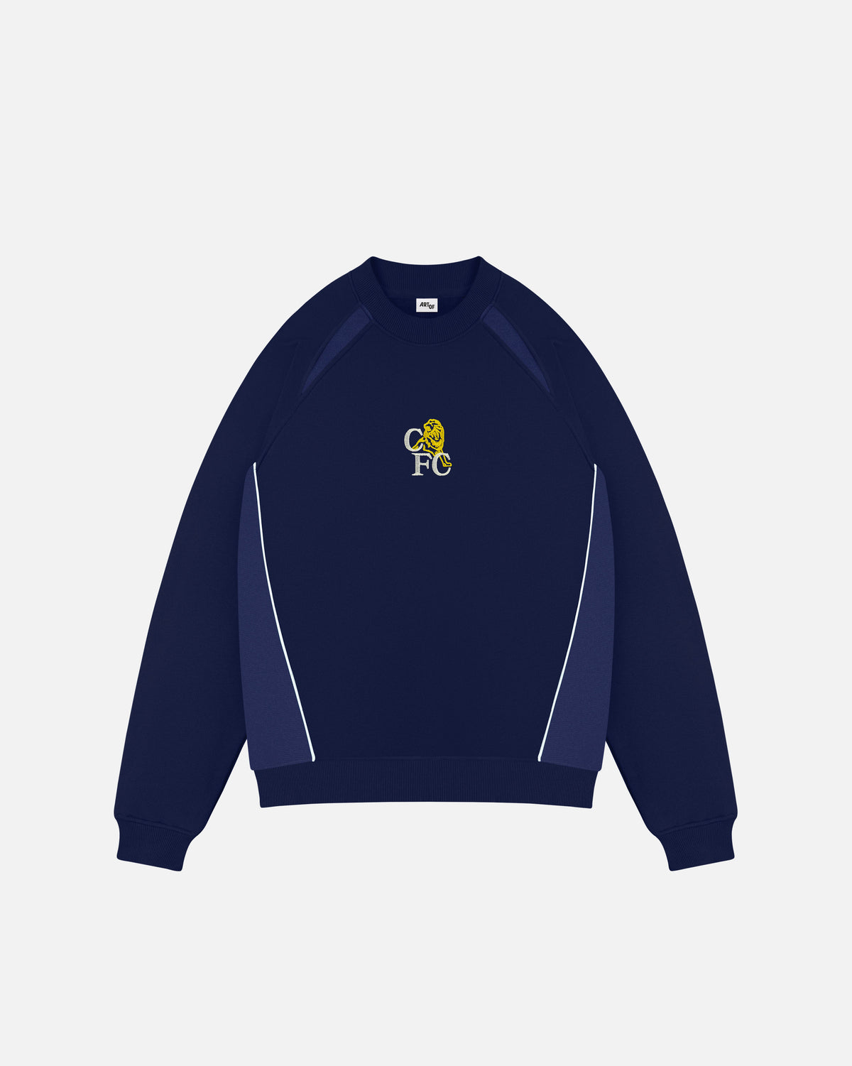 ART OF Chelsea Panelled Sweat | CFC Embroidered Football Jumper