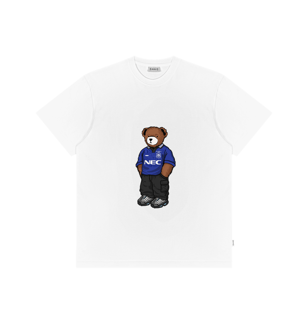 White Printed Premium T-Shirt Front