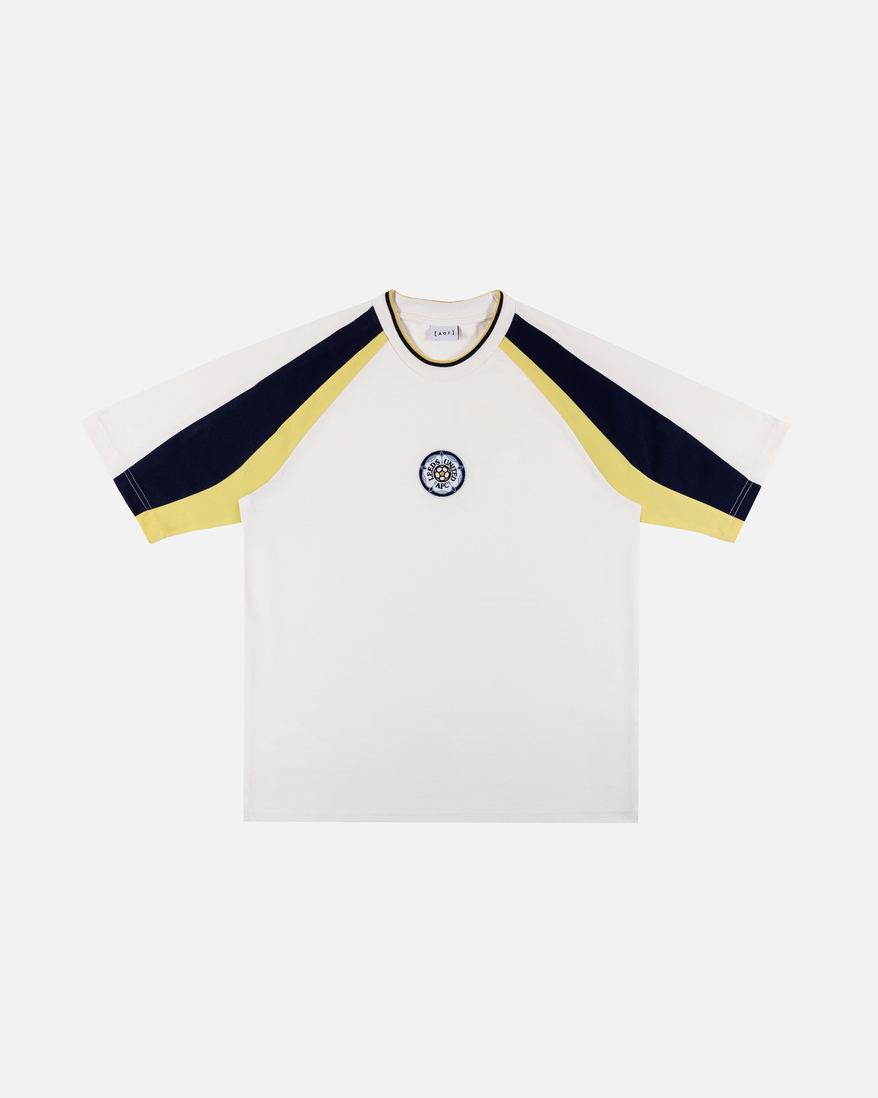 ART OF x Leeds 90s Oversized Panelled T-shirt | AOF x LUFC