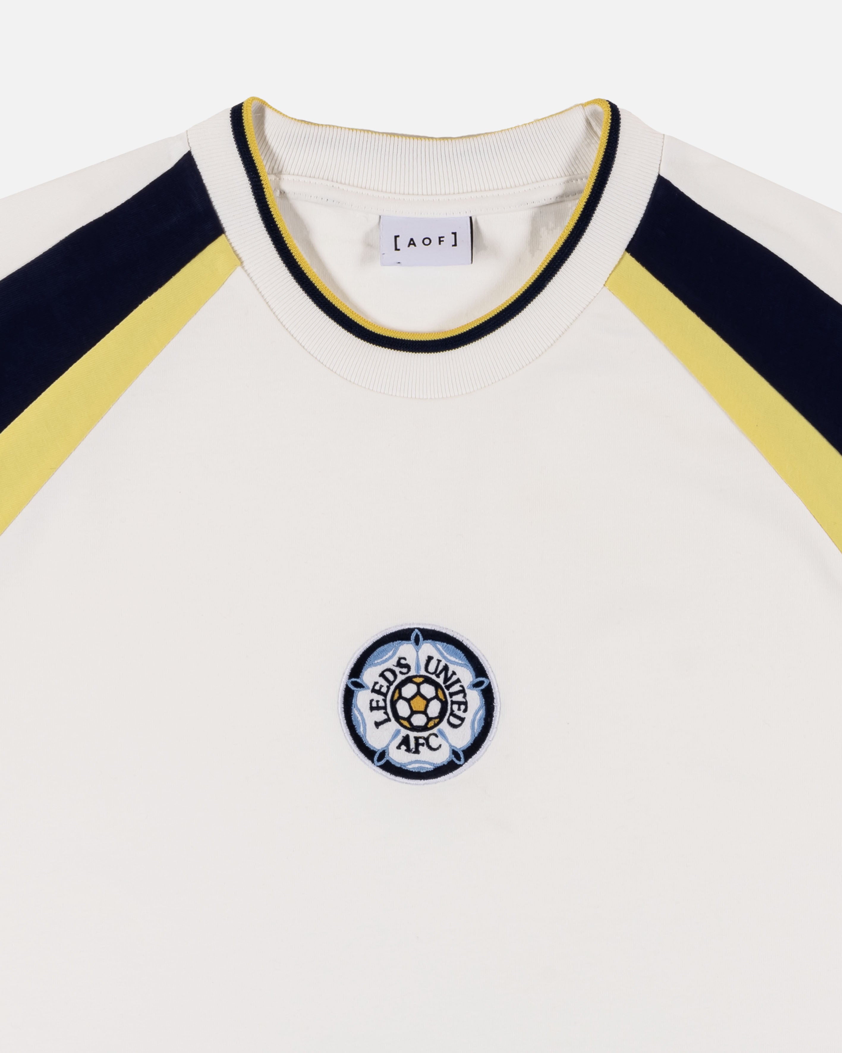 ART OF x Leeds 90s Oversized Panelled T-shirt | AOF x LUFC