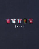 AOF AVFC Printed Classics Tee | Navy Graphic T-shirt | Art of Football