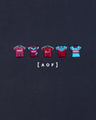 AOF x WHUFC Printed Classics Tee | Navy T-shirt | Art of Football