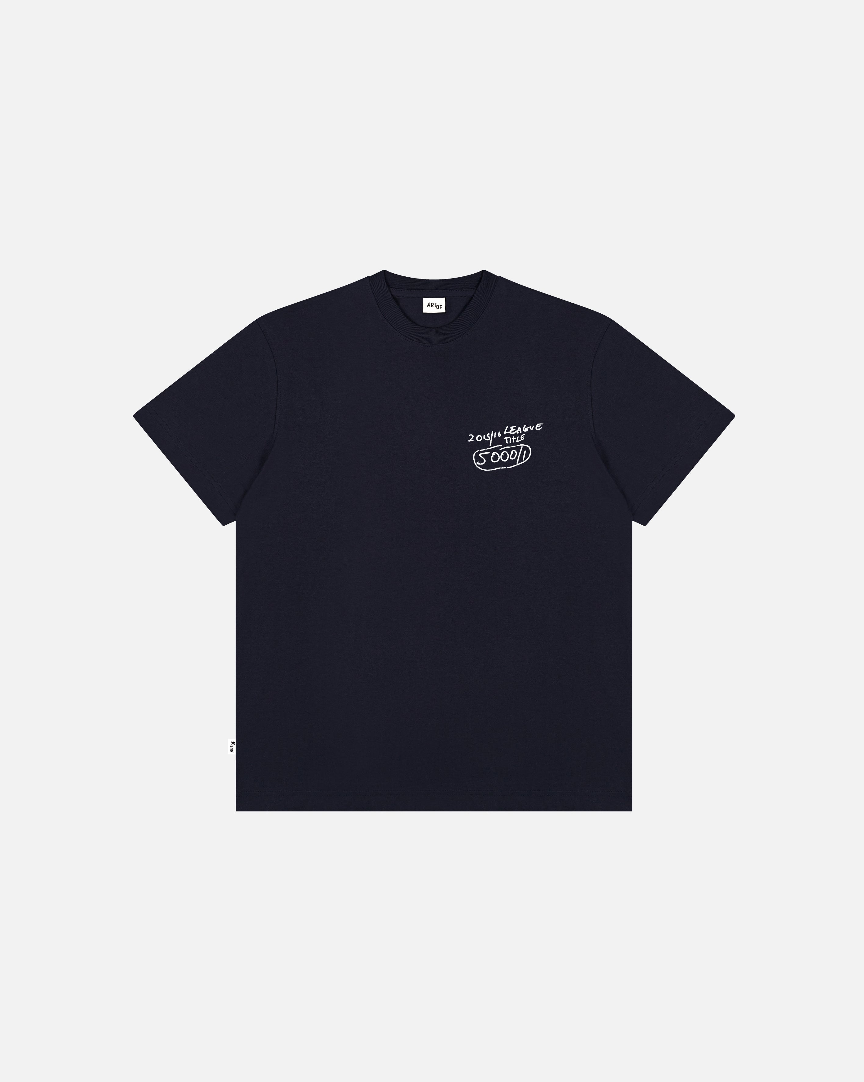 ART OF x Leicester 5000:1 Tee | LCFC Navy Graphic Football T-shirt