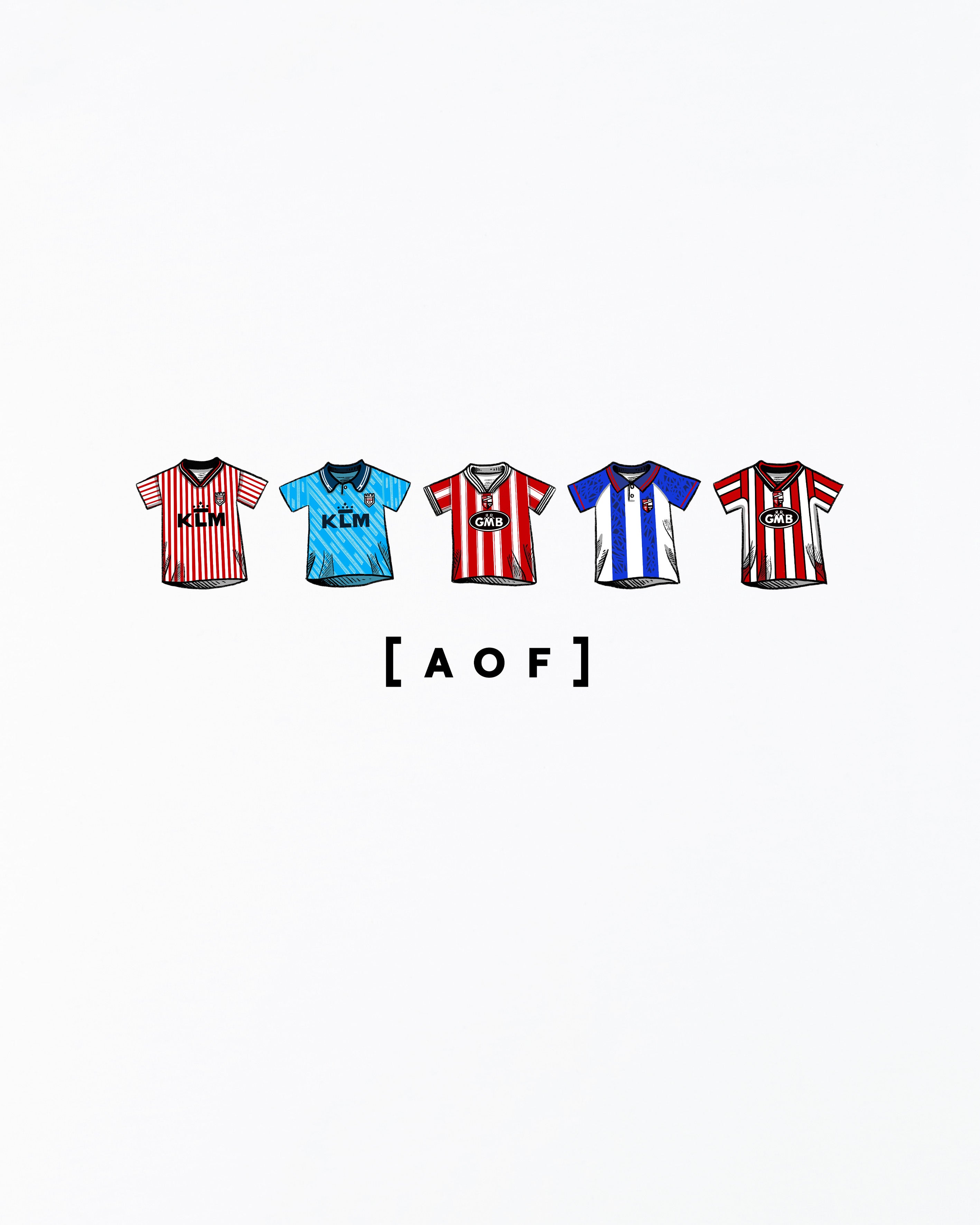 AOF BFC Printed Classics Tee | Black & White Graphic T-shirt