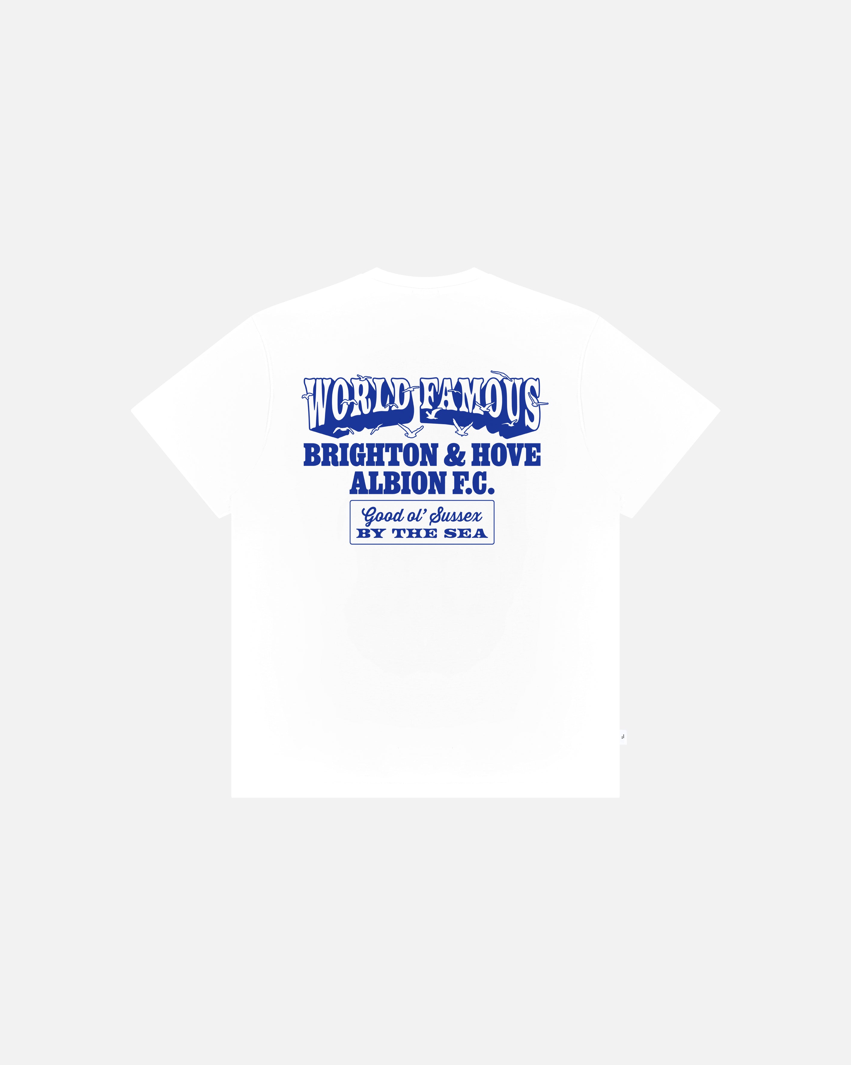 ART OF x Brighton World Famous Tee | White Graphic Football T-shirt