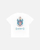AOF x Fulham 90s Crest Tee | White Graphic T-shirt | Art of Football