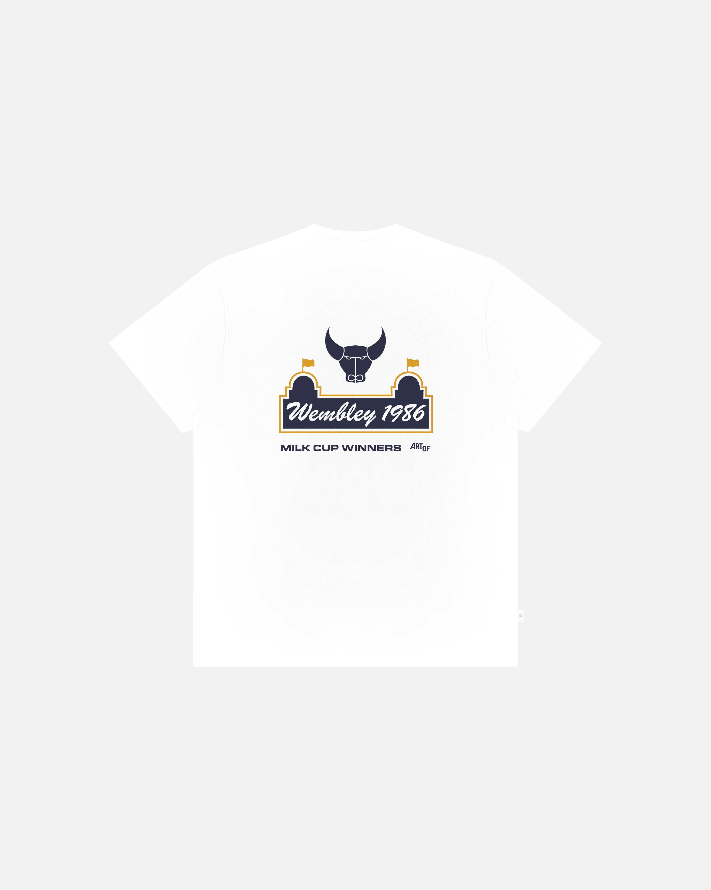 ART OF x Oxford Wembley 1986 | White Graphic T-shirt | Football Merch