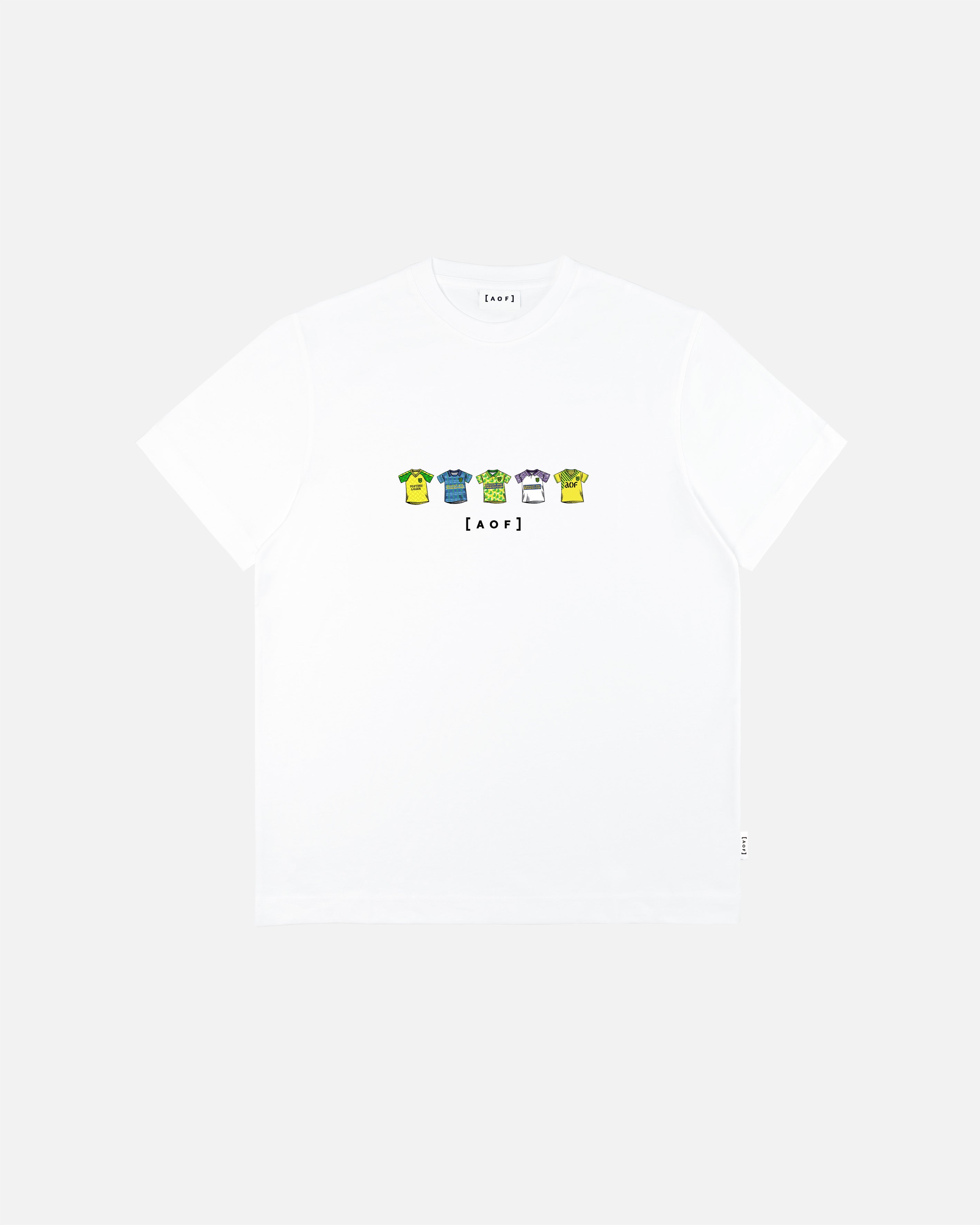 AOF NCFC Printed Classics Tee | White T-shirt | Art of Football