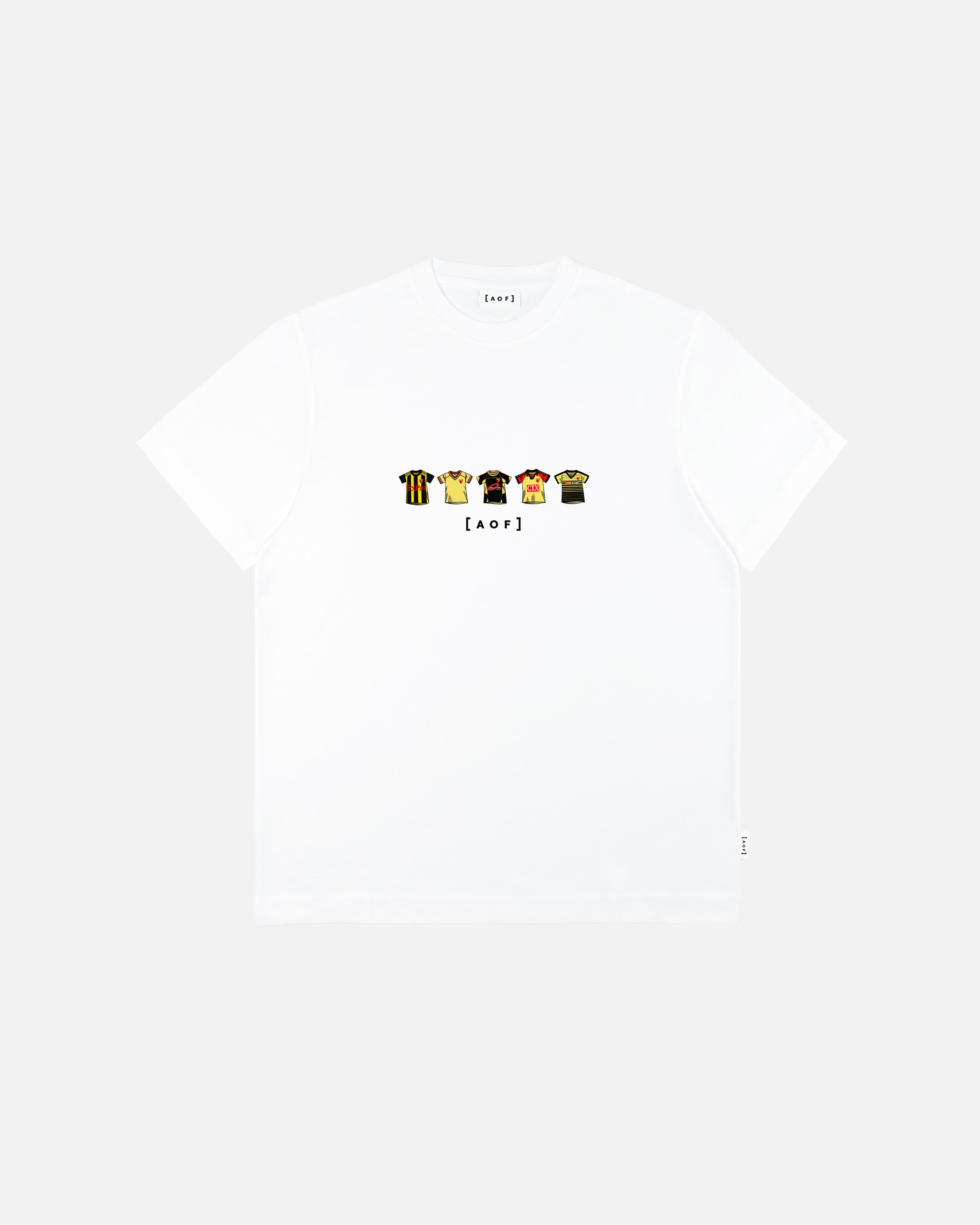 AOF x WFC Printed Classics Tee | White T-shirt | Art of Football