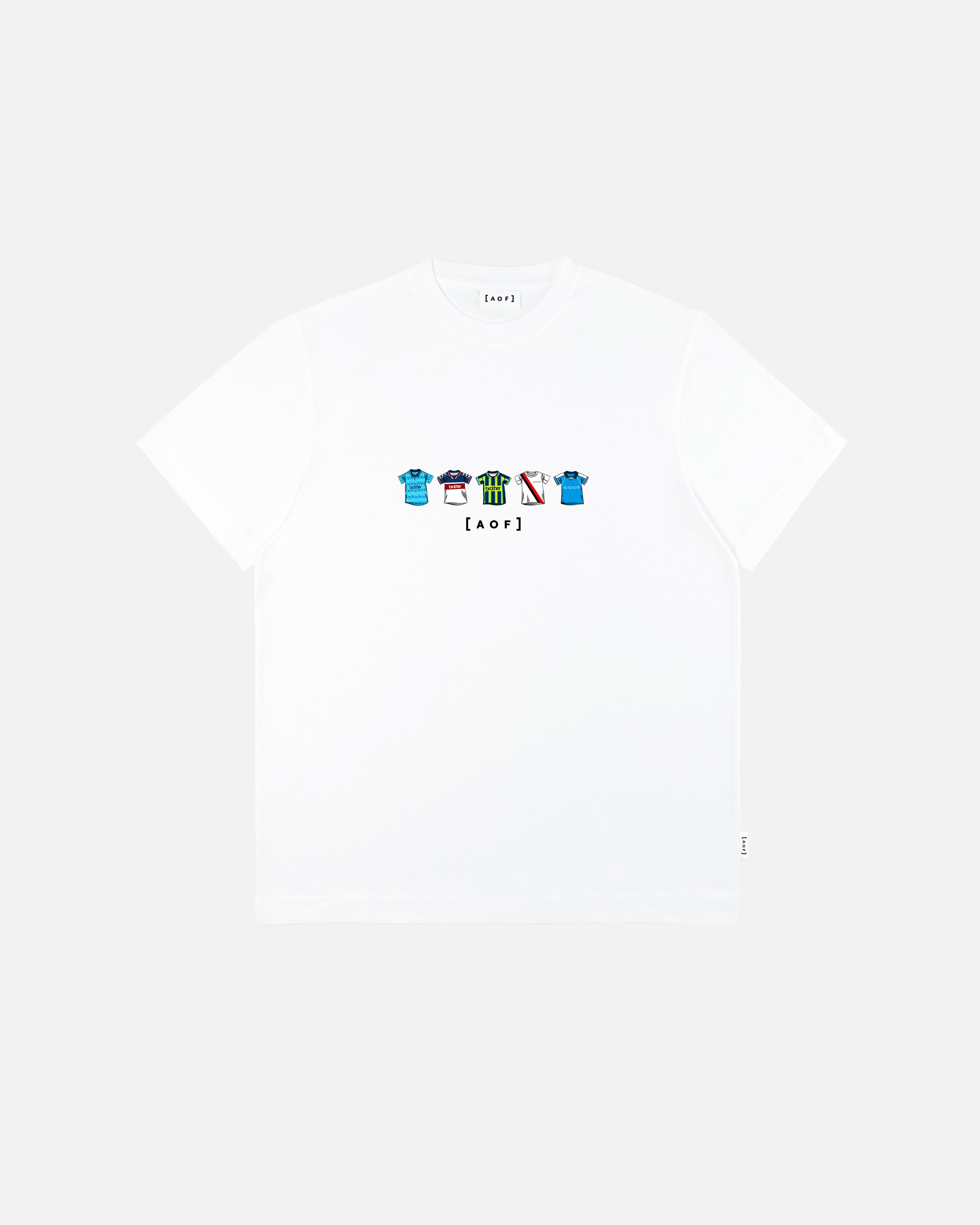 AOF MCFC Printed Classics Tee | Black & White Graphic T-shirt