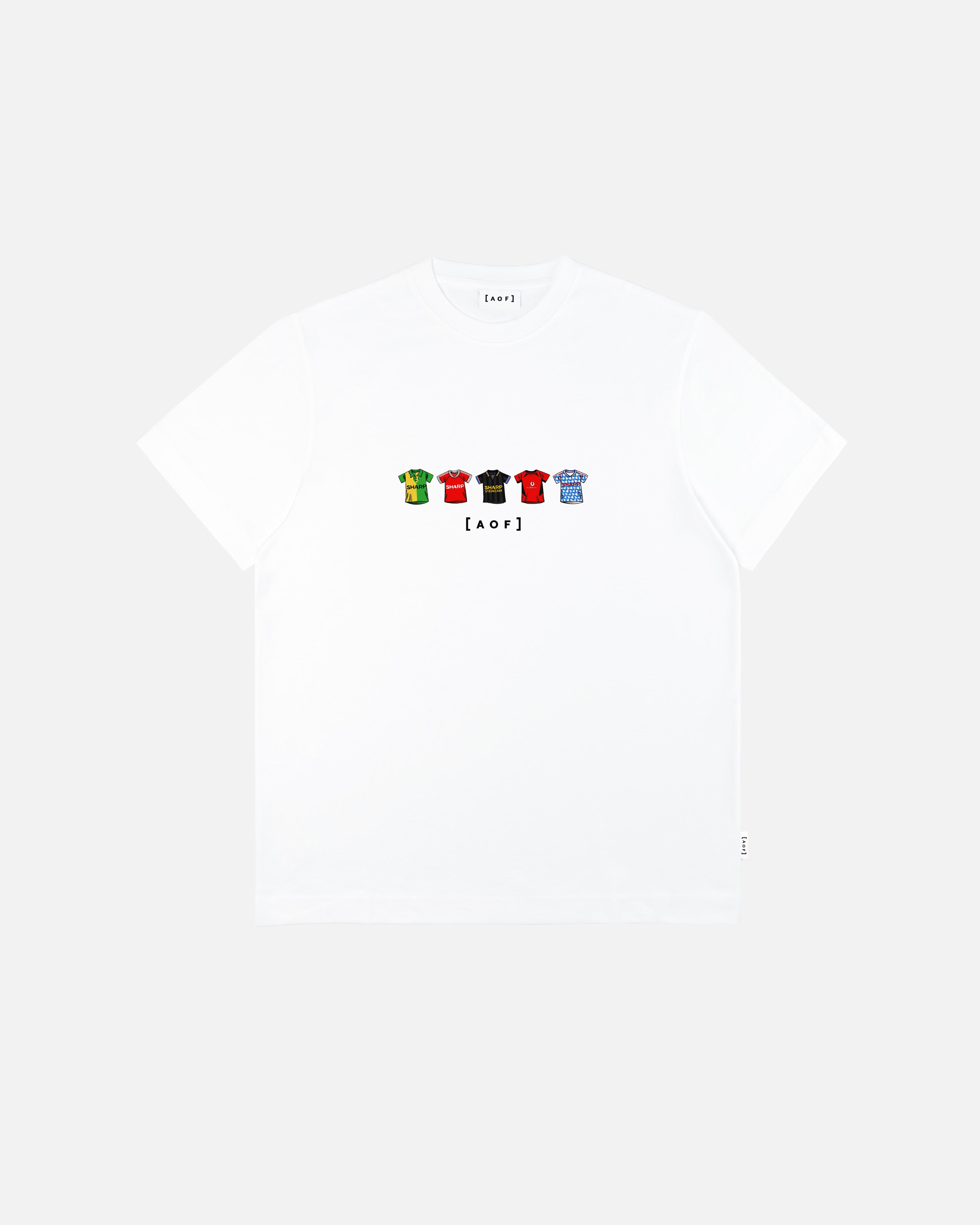 AOF United Printed Classics Tee | White T-shirt | Art of Football