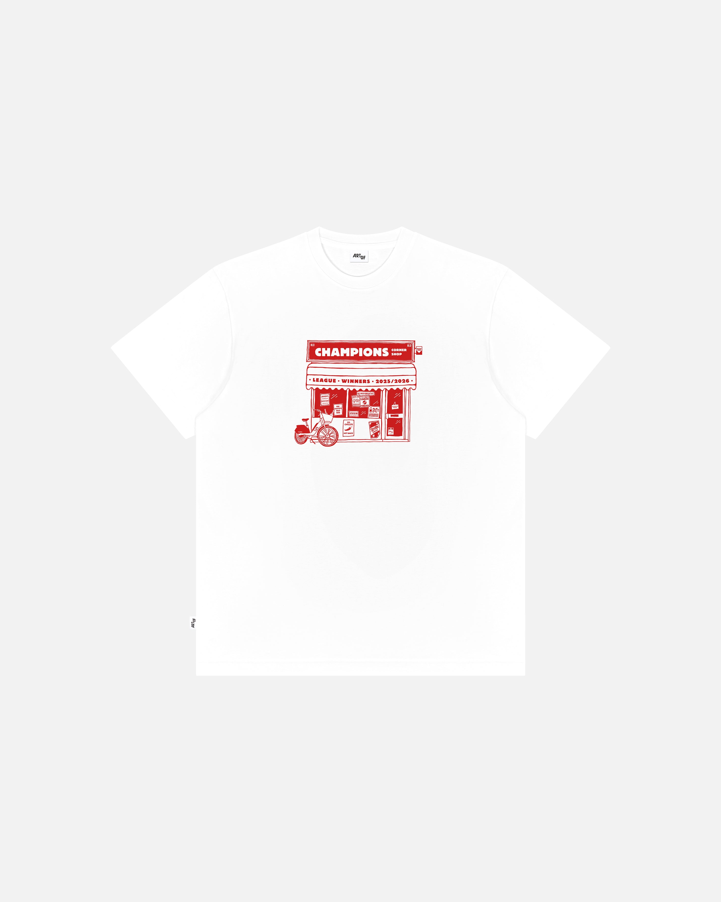 ART OF North London Forever Tee | AFC White Graphic Football T-shirt