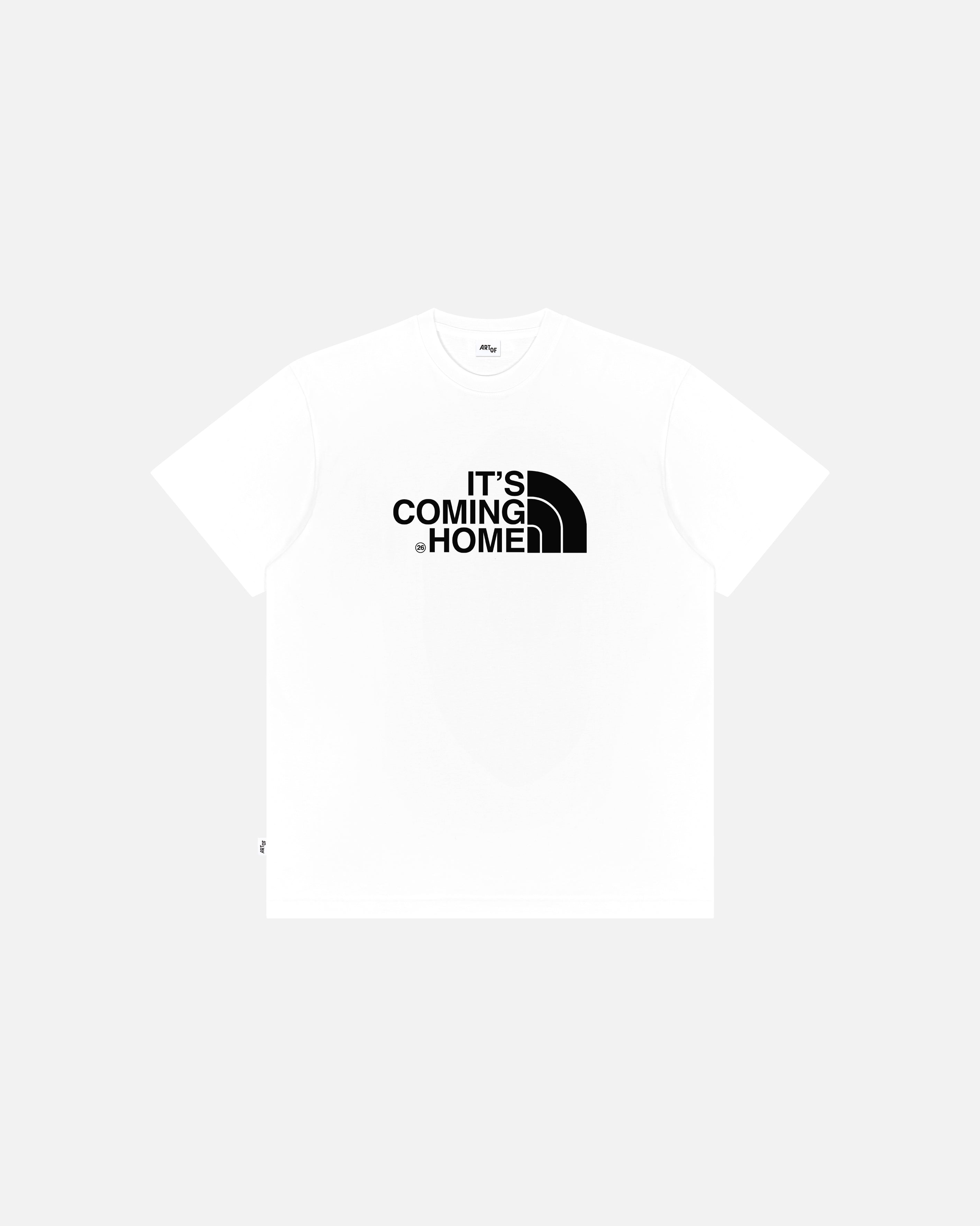 ART OF Never Stop Believing White Tee | England Football T-shirt